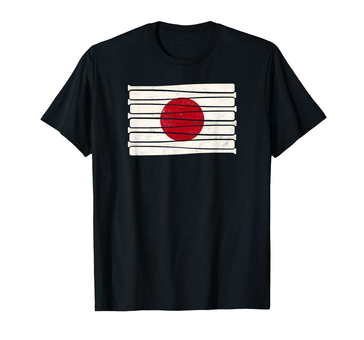 Japanese Baseball Bat Flag T-Shirt - Casual Everyday Wear Unisex - T-Shirt, Sweatshirt, Hoodie