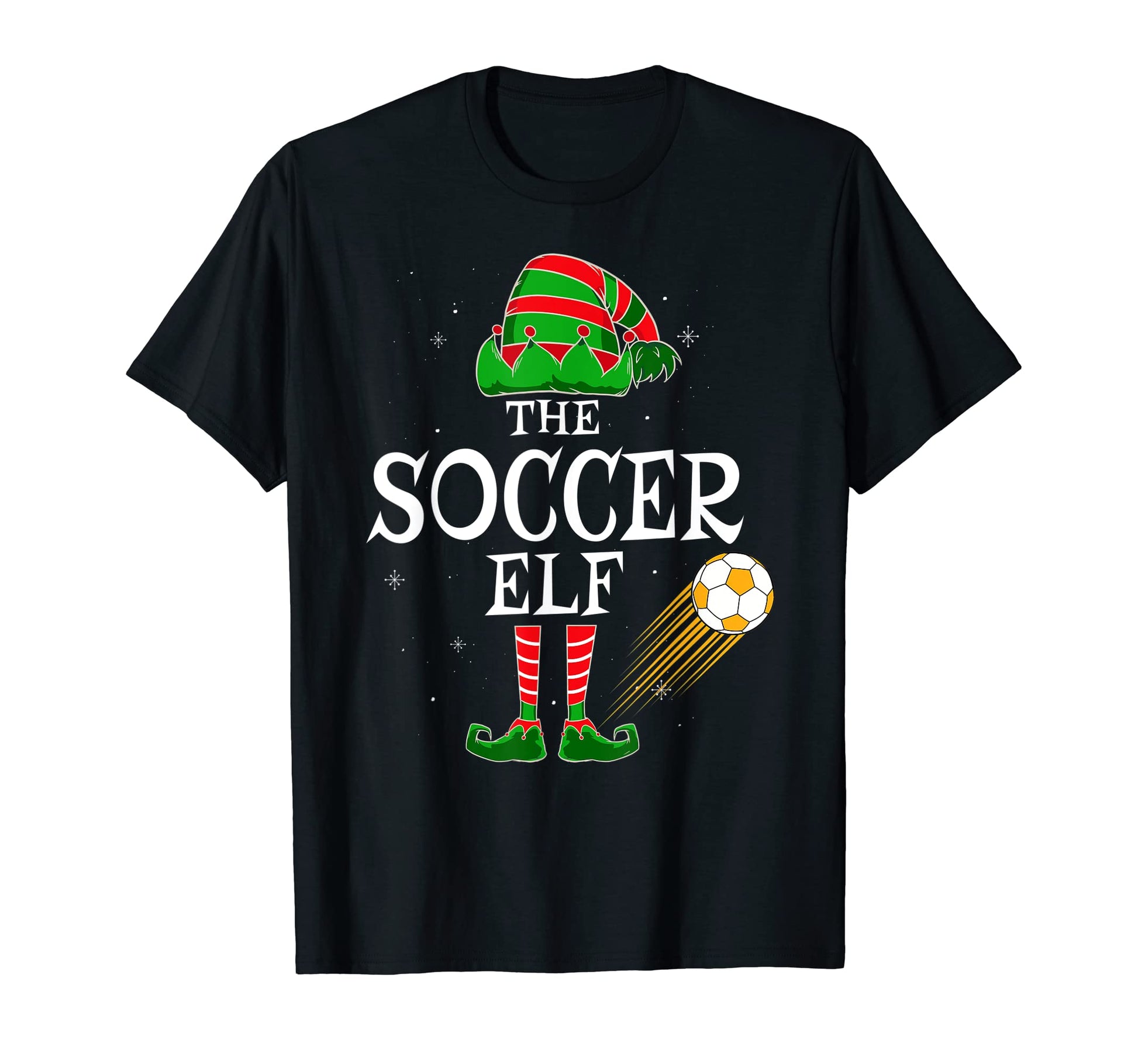 Soccer Elf Group Matching Family Ball T-Shirt - Novelty Apparel Unisex - T-Shirt, Sweatshirt, Hoodie