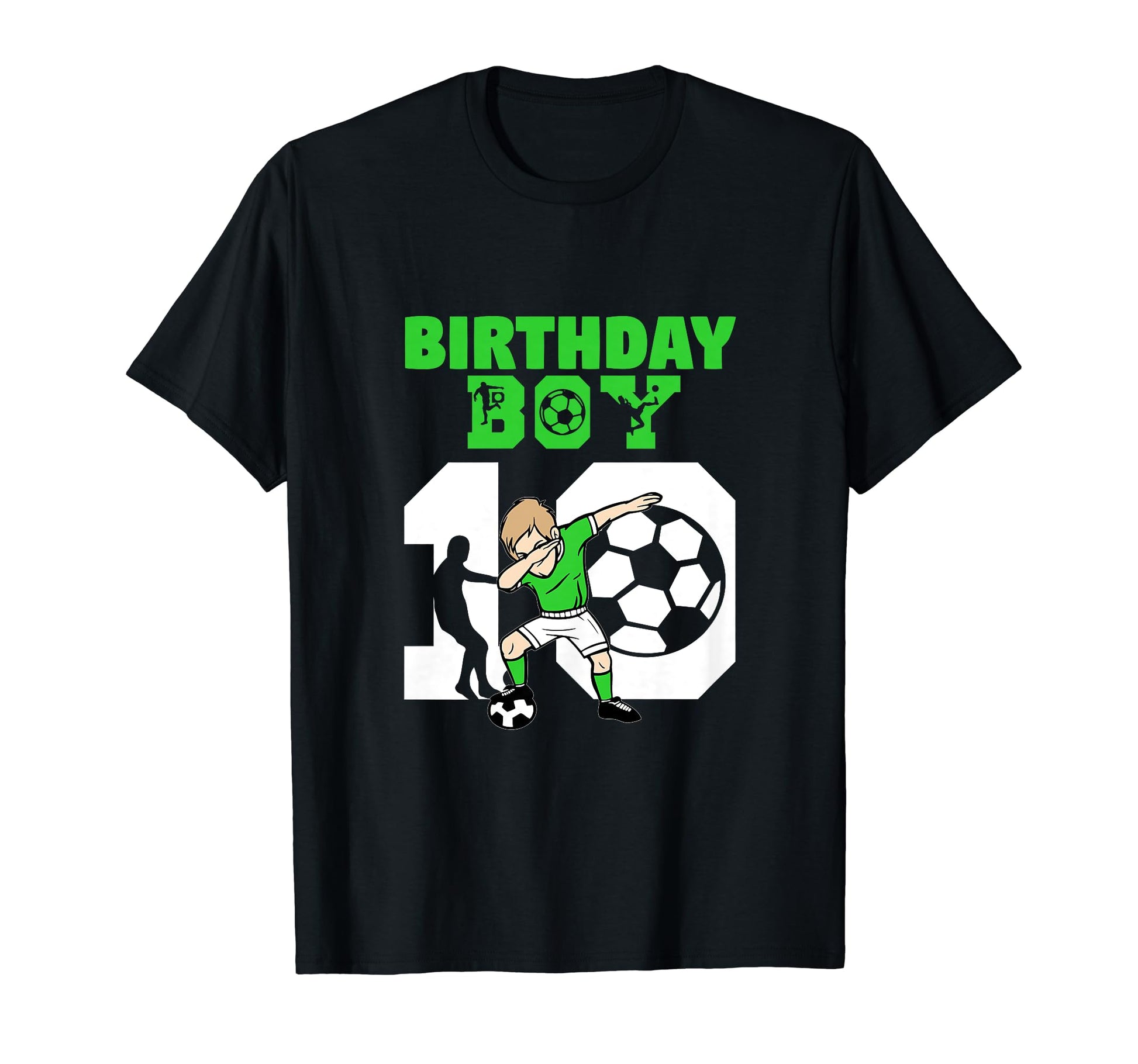 10Th Birthday Soccer Lover 10 Year T-Shirt - Custom Art Print Men Women - T-Shirt, Sweatshirt, Hoodie