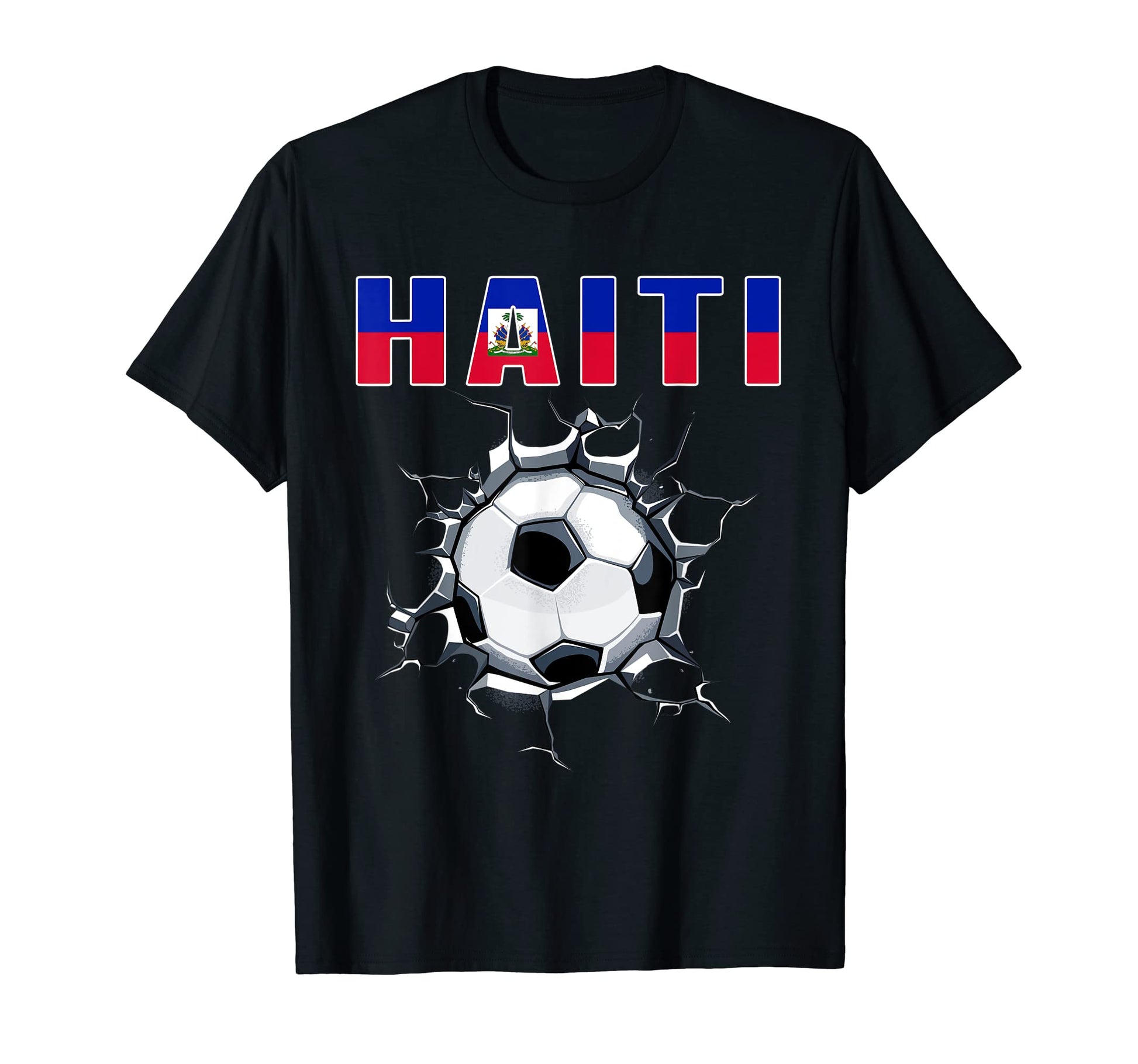 Haiti Soccer Fans Jersey Haitian T-Shirt - Minimalist Print Unisex - T-Shirt, Sweatshirt, Hoodie