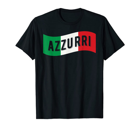 Azzurri Italy Flag Proud Italian T-Shirt - Minimalist Print Men Women - T-Shirt, Sweatshirt, Hoodie