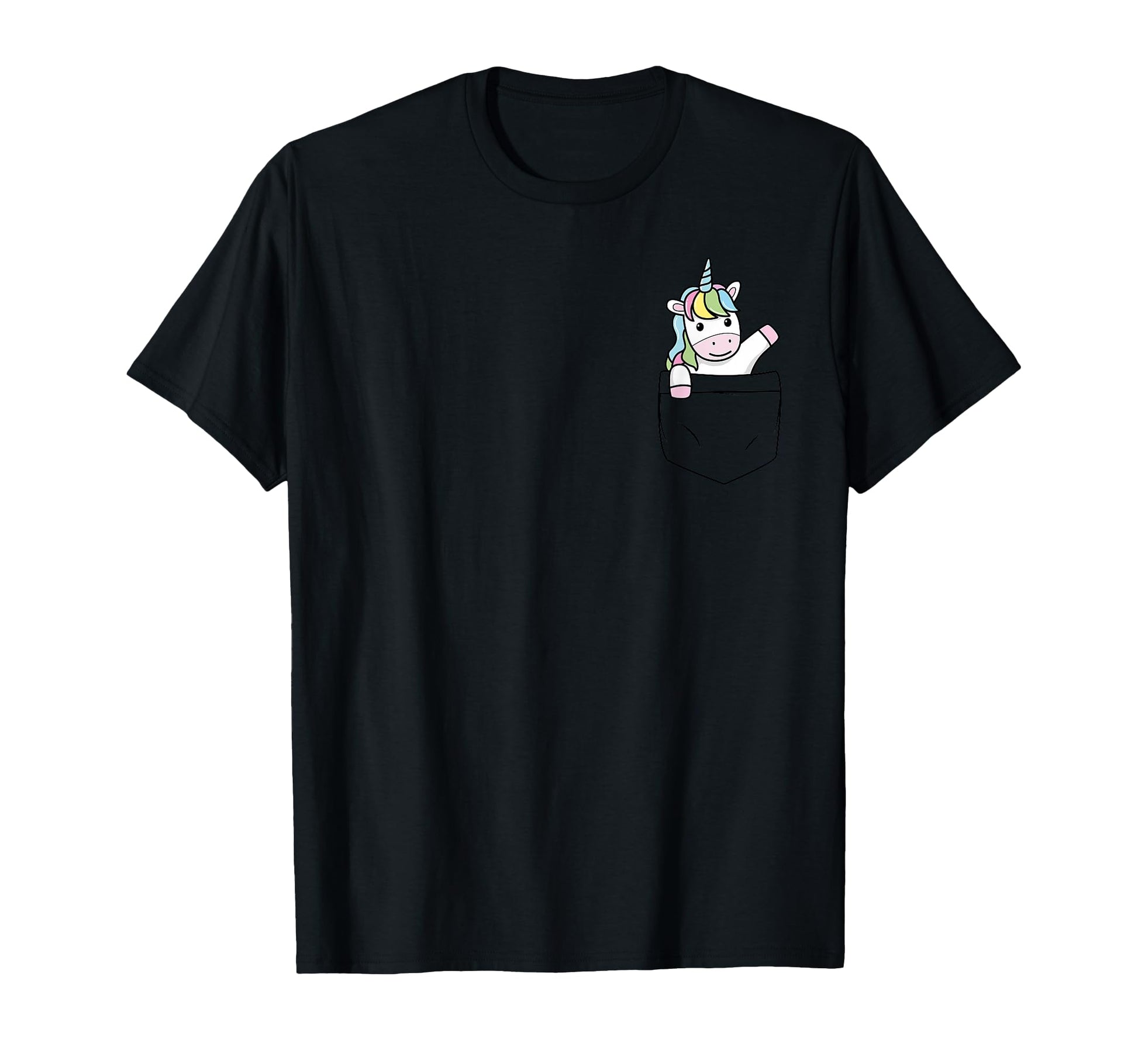 Unicorn Pocket T-Shirt - Streetwear Style for Adults - T-Shirt, Sweatshirt, Hoodie