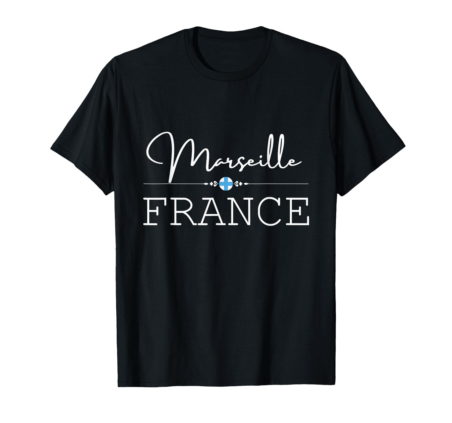 Marseille France Souvenir Store T-Shirt - Fun Novelty Design Unisex - T-Shirt, Sweatshirt, Hoodie