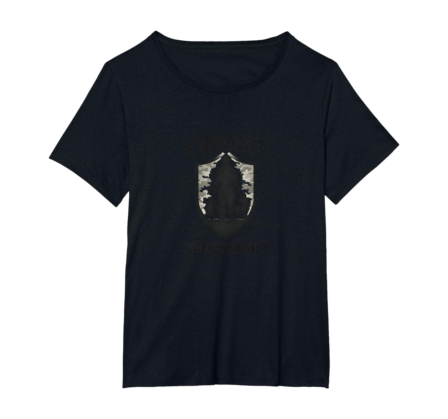 Army Dads I Fight My Family Military T-Shirt - Minimalist Print Unisex - T-Shirt, Sweatshirt, Hoodie