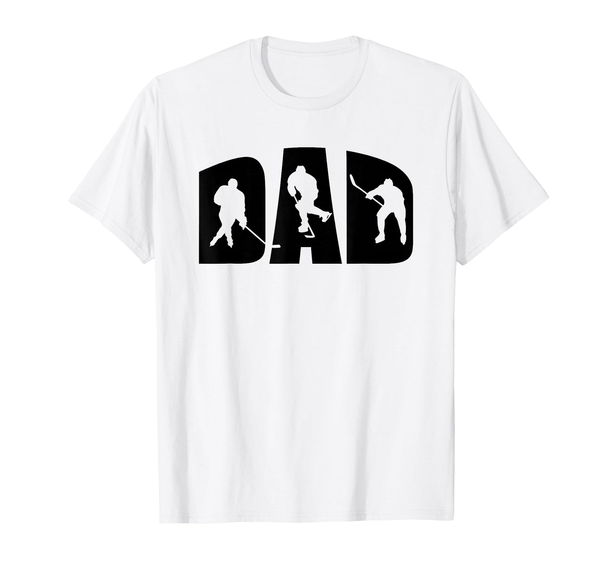 Ice Hockey Dad Hockey Player Father T-Shirt - Custom Art Print Men Women - T-Shirt, Sweatshirt, Hoodie