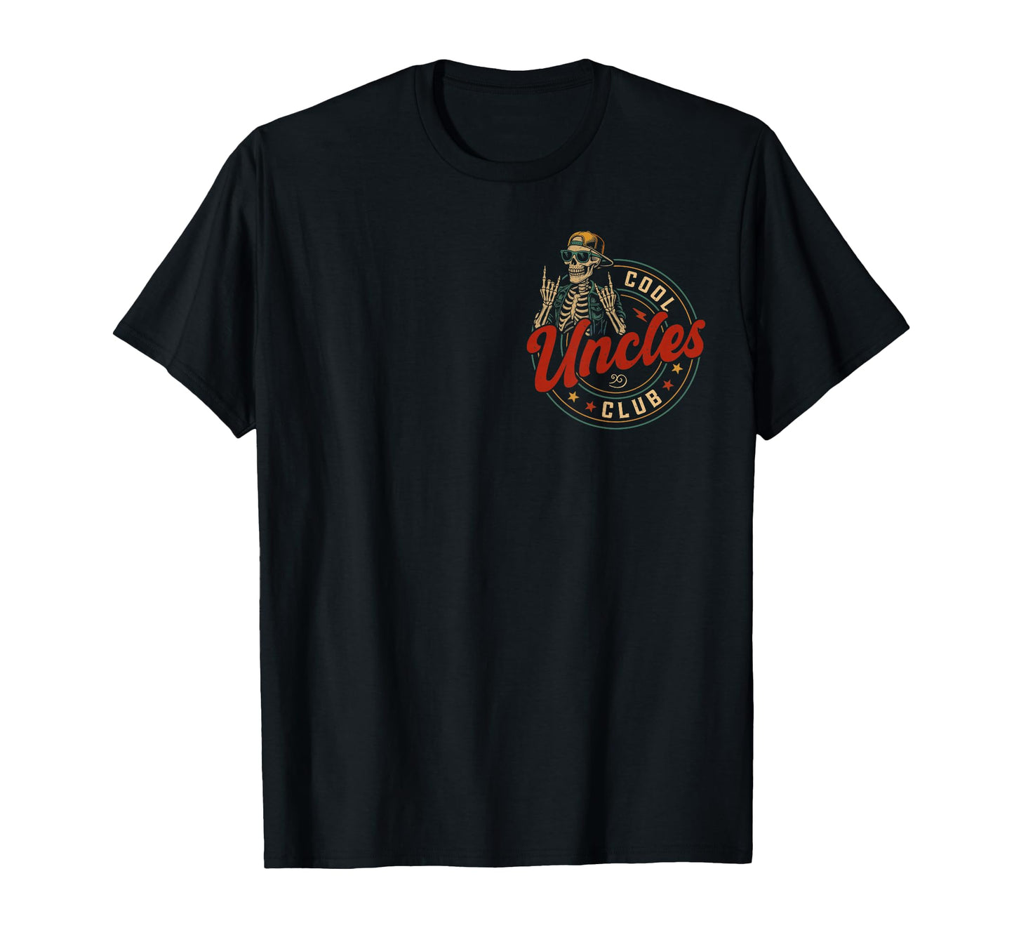 Uncles Club Funny Skeleton Uncle T-Shirt - Aesthetic Graphic for Adults - T-Shirt, Sweatshirt, Hoodie