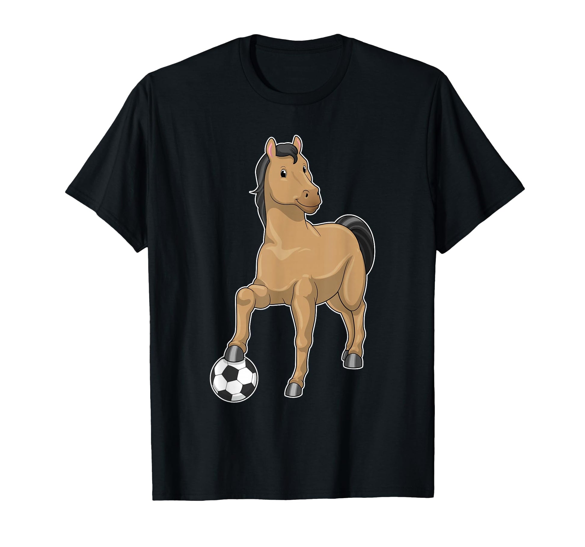 Horse Soccer Player Soccer Sports T-Shirt - Fun Novelty Design Unisex - T-Shirt, Sweatshirt, Hoodie
