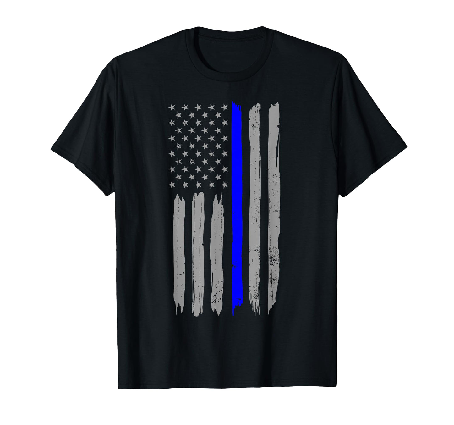 Thin Blue Line Police Support Usa T-Shirt - Casual Everyday Wear Unisex - T-Shirt, Sweatshirt, Hoodie