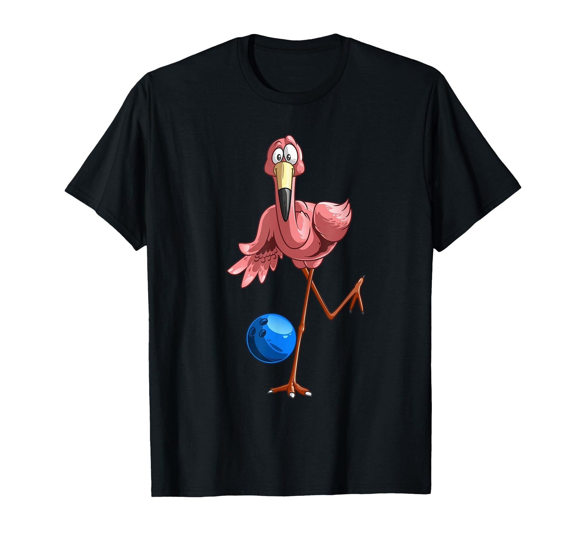 Bowling Flamingo Funny T-Shirt - Casual Everyday Wear for Adults - T-Shirt, Sweatshirt, Hoodie