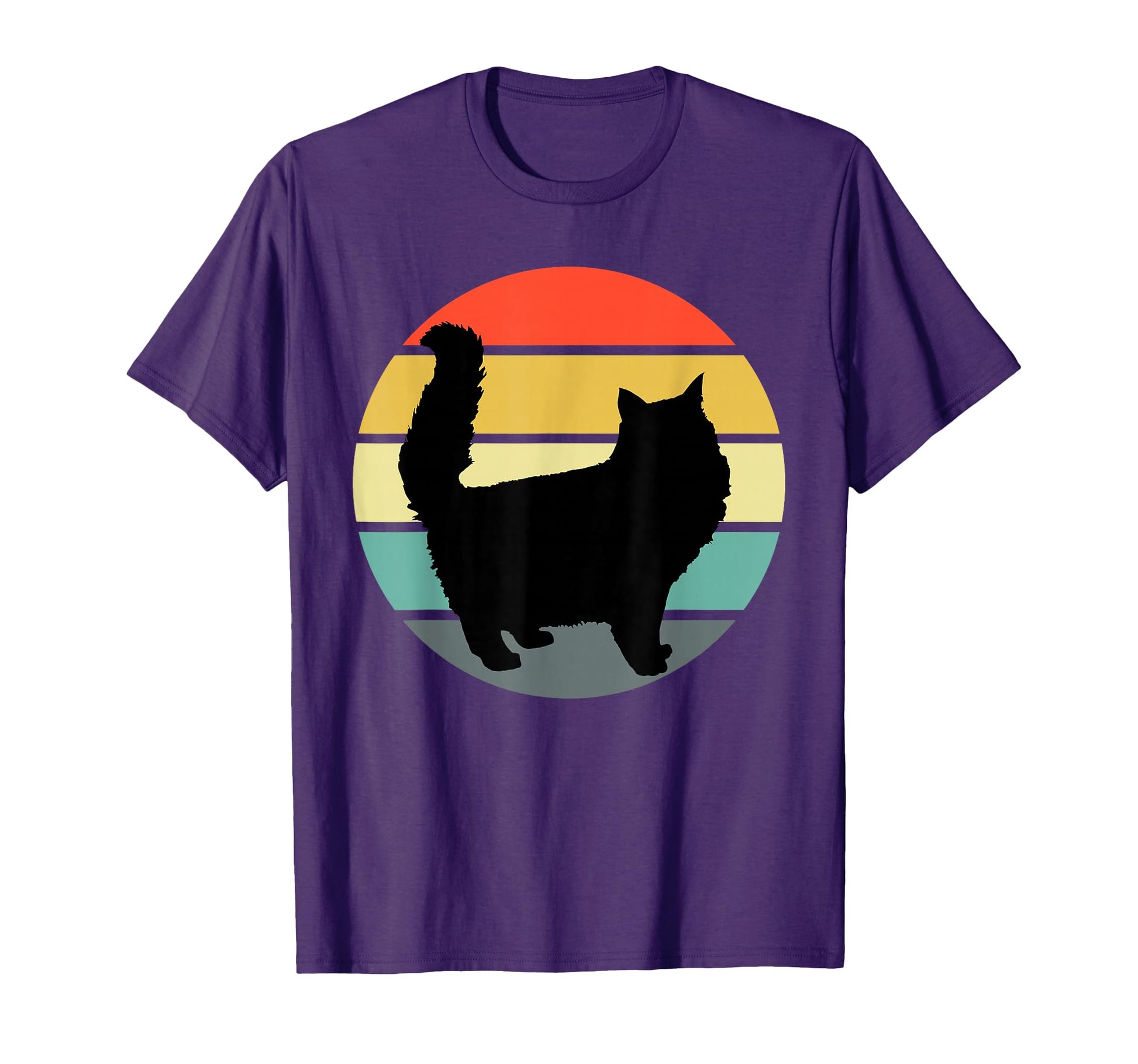 Funny Fluffy Black Cat Gift T-Shirt - Casual Everyday Wear Unisex - T-Shirt, Sweatshirt, Hoodie