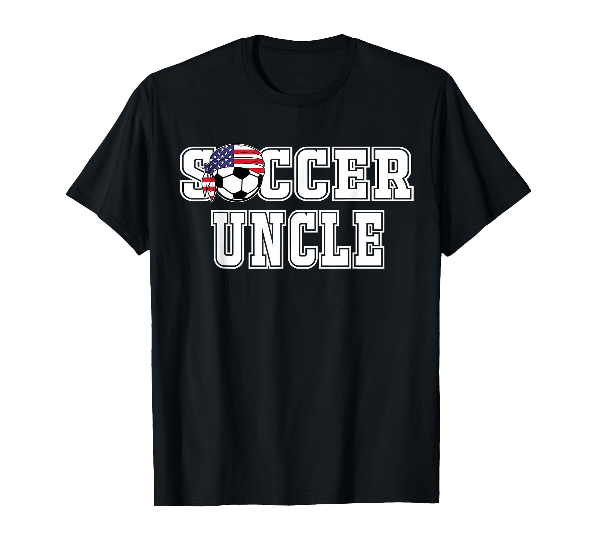 Soccer Uncle Bandana Flag Ball Player T-Shirt - Trendy Graphic Men Women - T-Shirt, Sweatshirt, Hoodie