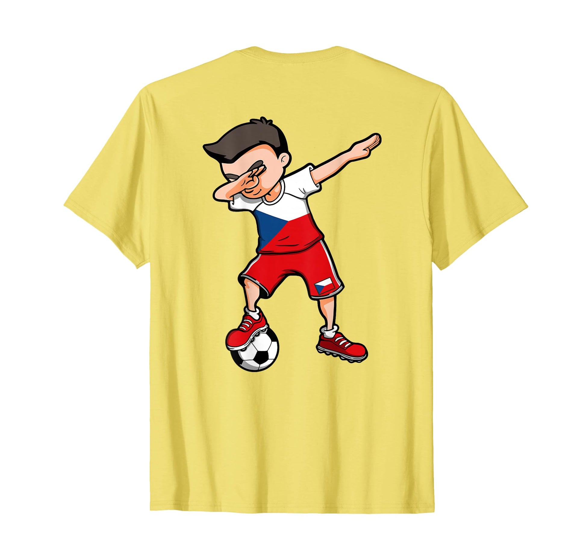 Dabbing Soccer Czech Republic T-Shirt - Aesthetic Graphic for Adults - T-Shirt, Sweatshirt, Hoodie