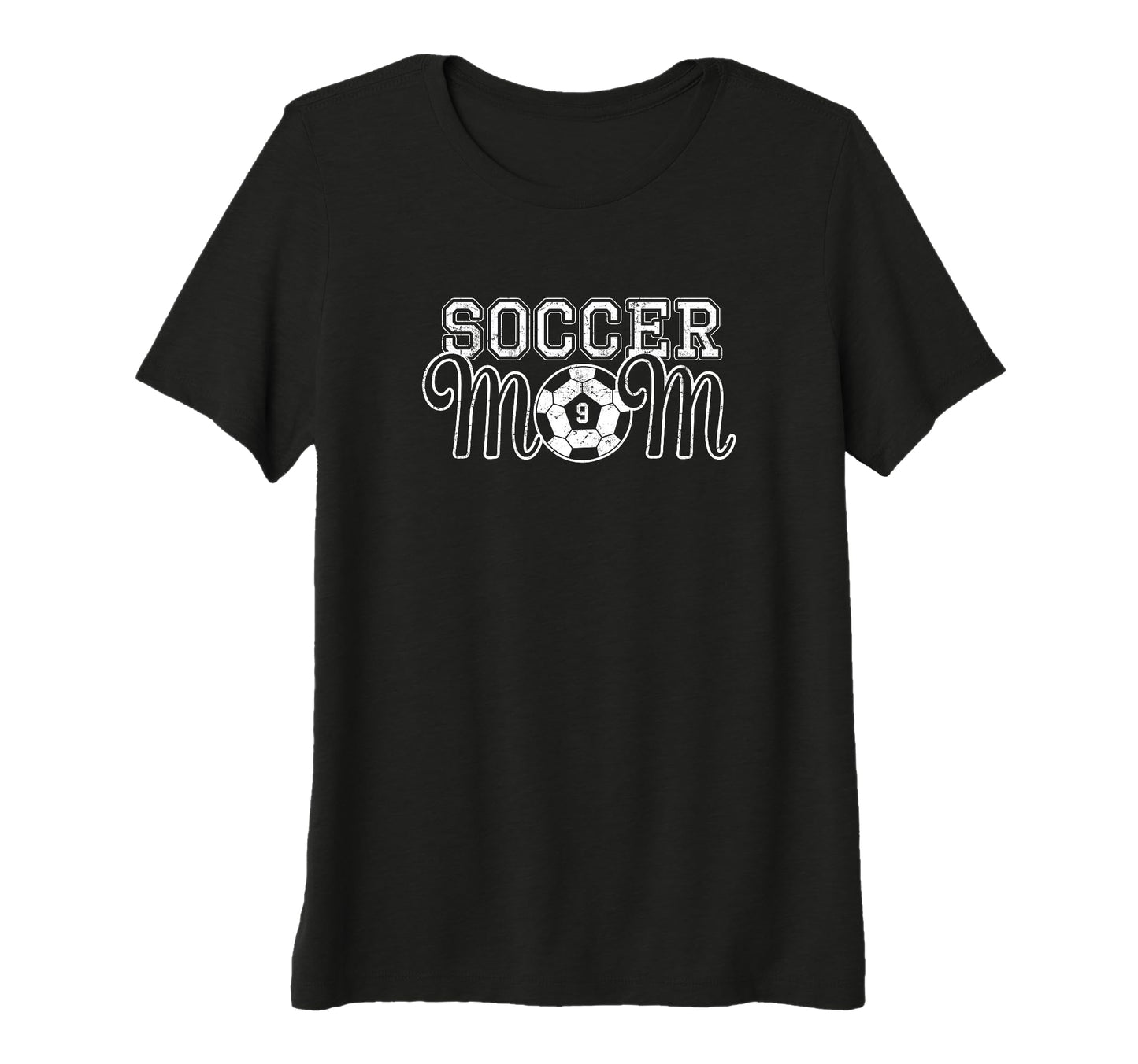 Womens Number 9 Soccer Mom Mothers Day 9 T-Shirt - Trendy Graphic Unisex - T-Shirt, Sweatshirt, Hoodie