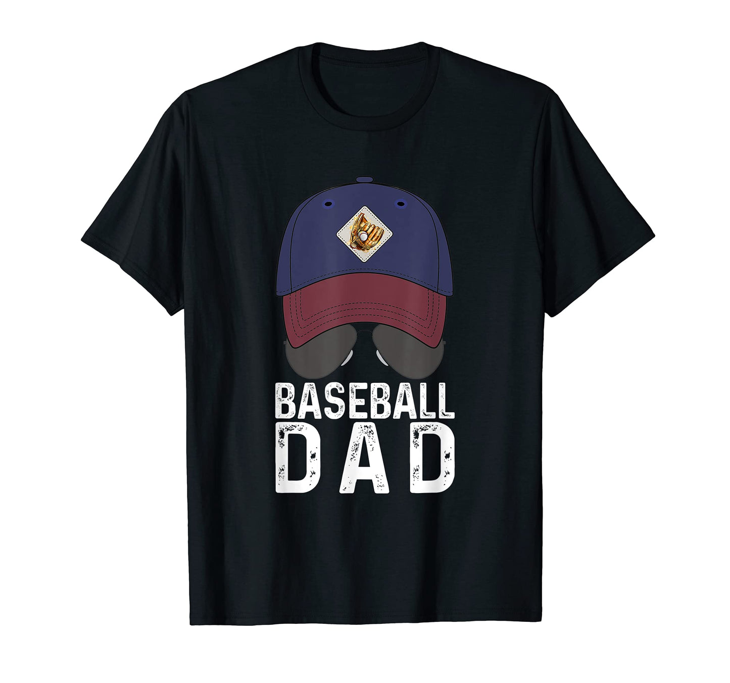 Baseball Dad Baseball Hat And T-Shirt - Graphic Print for Adults - T-Shirt, Sweatshirt, Hoodie