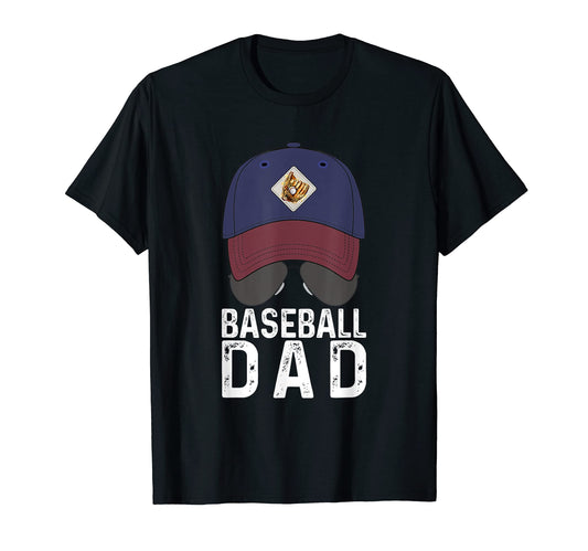 Baseball Dad Baseball Hat And T-Shirt - Graphic Print for Adults - T-Shirt, Sweatshirt, Hoodie