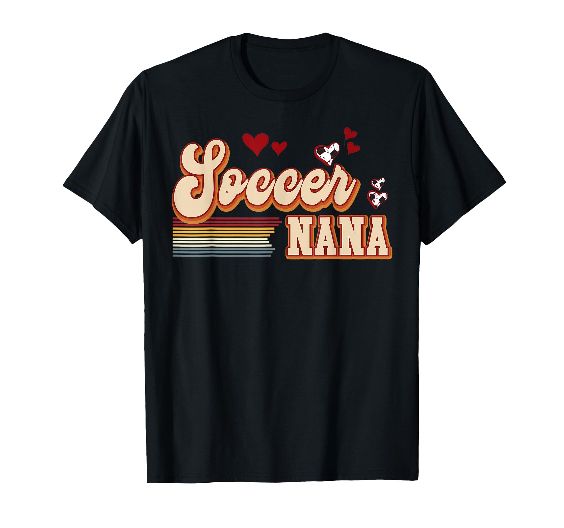Soccer Grandma Nana Gigi Heart Mothers T-Shirt - Minimalist Print Unisex - T-Shirt, Sweatshirt, Hoodie