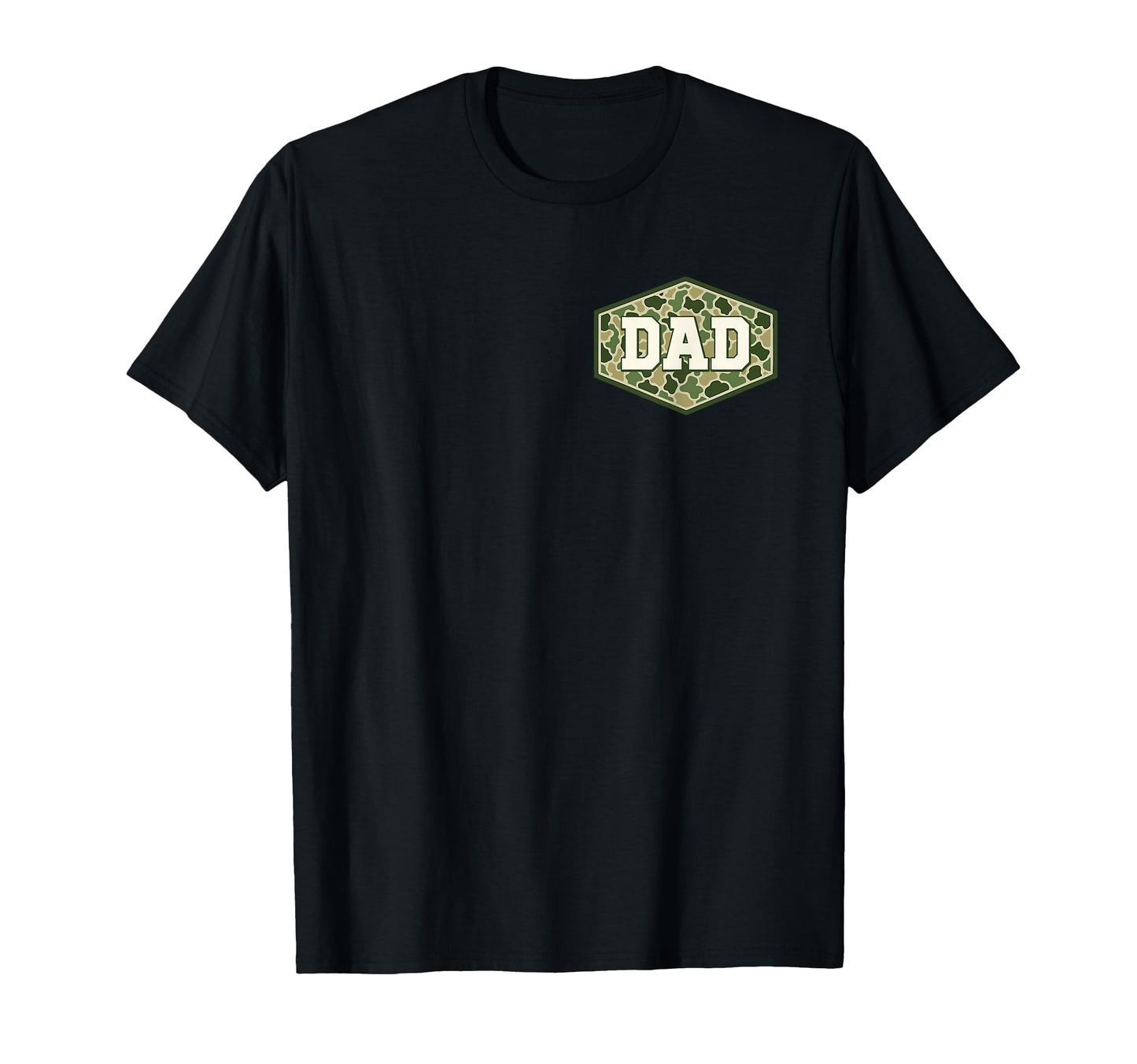 Old School Camo Dad Pocket Camouflage T-Shirt - Graphic Print for Adults - T-Shirt, Sweatshirt, Hoodie