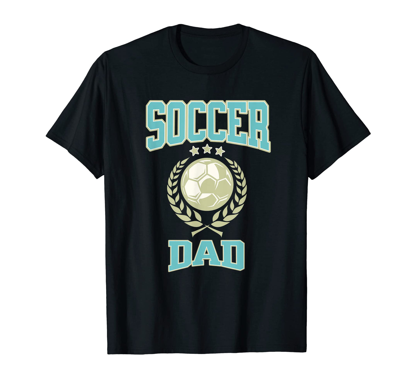 Light Blue Cyan Soccer Dad T-Shirt - Minimalist Print Men Women - T-Shirt, Sweatshirt, Hoodie