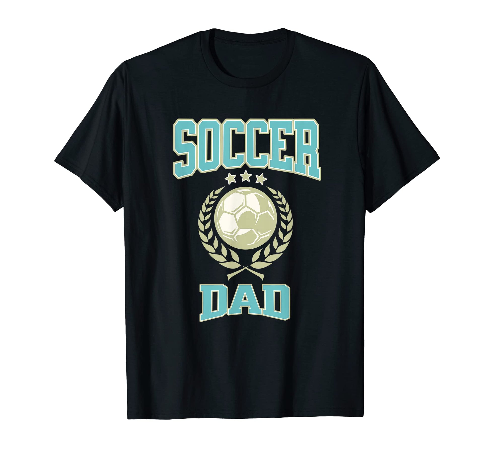 Light Blue Cyan Soccer Dad T-Shirt - Minimalist Print Men Women - T-Shirt, Sweatshirt, Hoodie