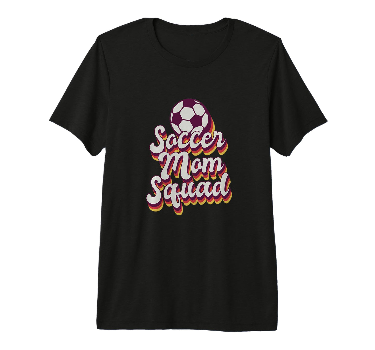 Soccer Mom Squad Soccer T-Shirt - Aesthetic Graphic Unisex - T-Shirt, Sweatshirt, Hoodie
