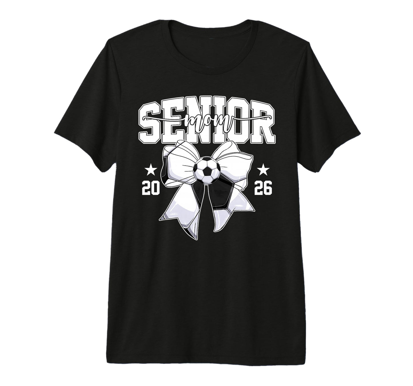 Senior Mom 2026 Graduate Soccer T-Shirt - Casual Everyday Wear Men Women - T-Shirt, Sweatshirt, Hoodie