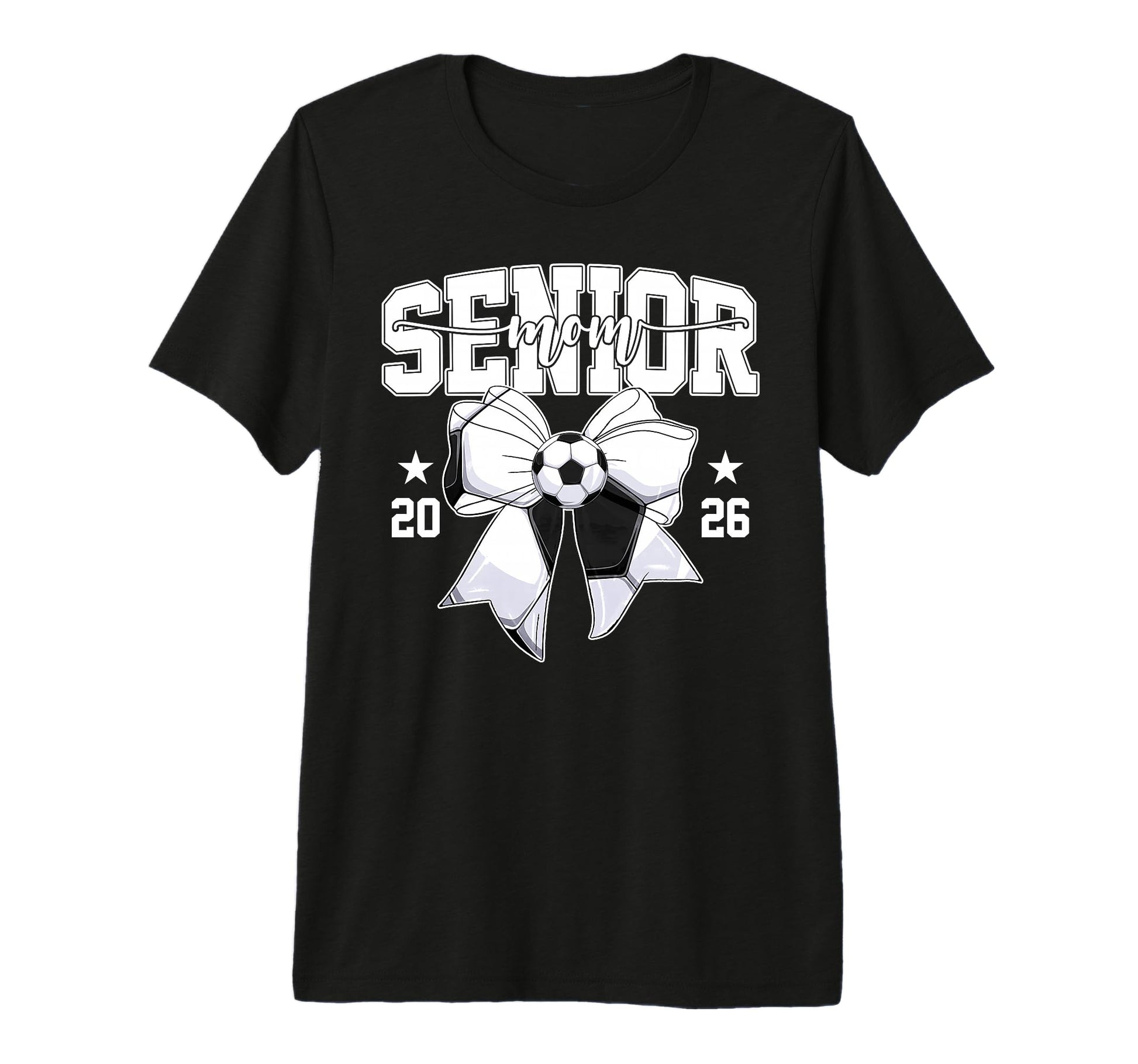 Senior Mom 2026 Graduate Soccer T-Shirt - Casual Everyday Wear Men Women - T-Shirt, Sweatshirt, Hoodie