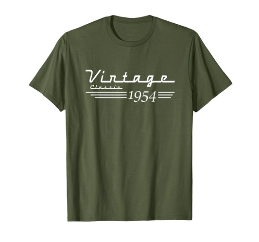 71 Year Old 1954 71Th Birthday Gifts T-Shirt - Graphic Print Unisex - T-Shirt, Sweatshirt, Hoodie