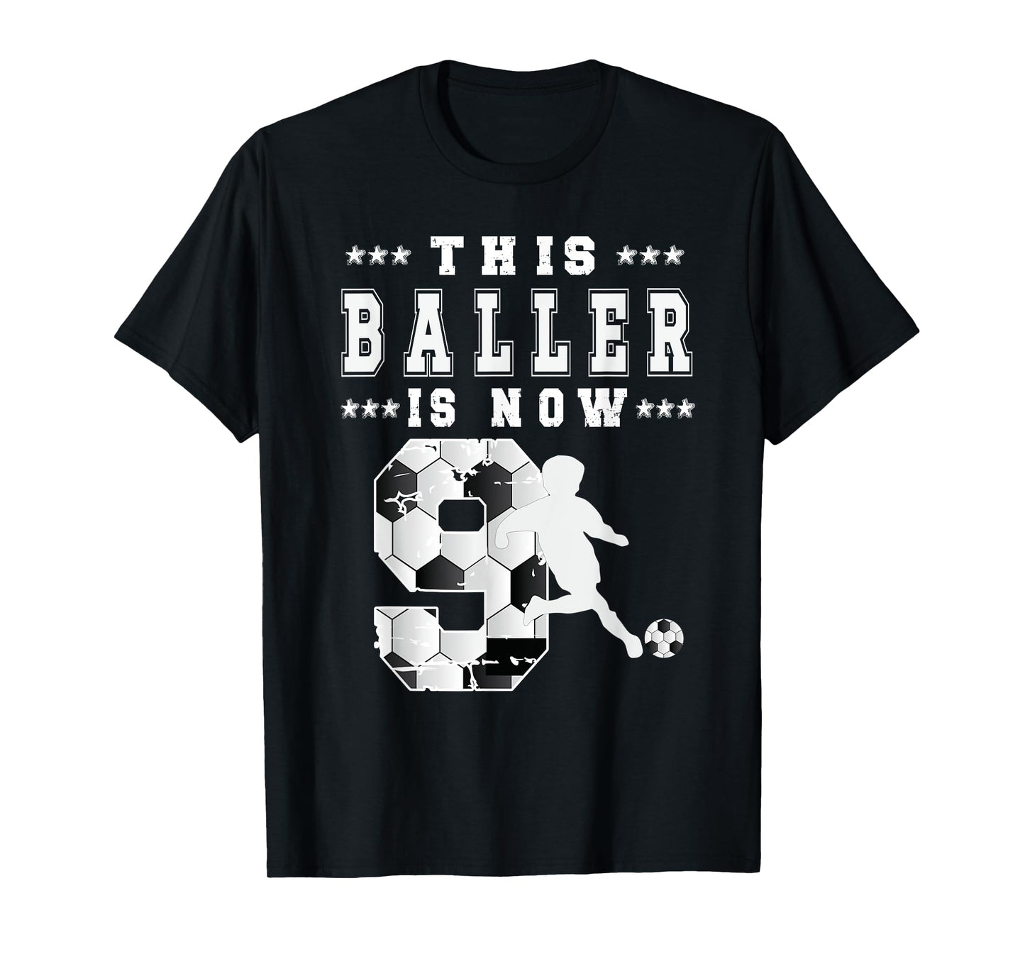 9Th Birthday Soccer Nine Year Old T-Shirt - Trendy Graphic Men Women - T-Shirt, Sweatshirt, Hoodie