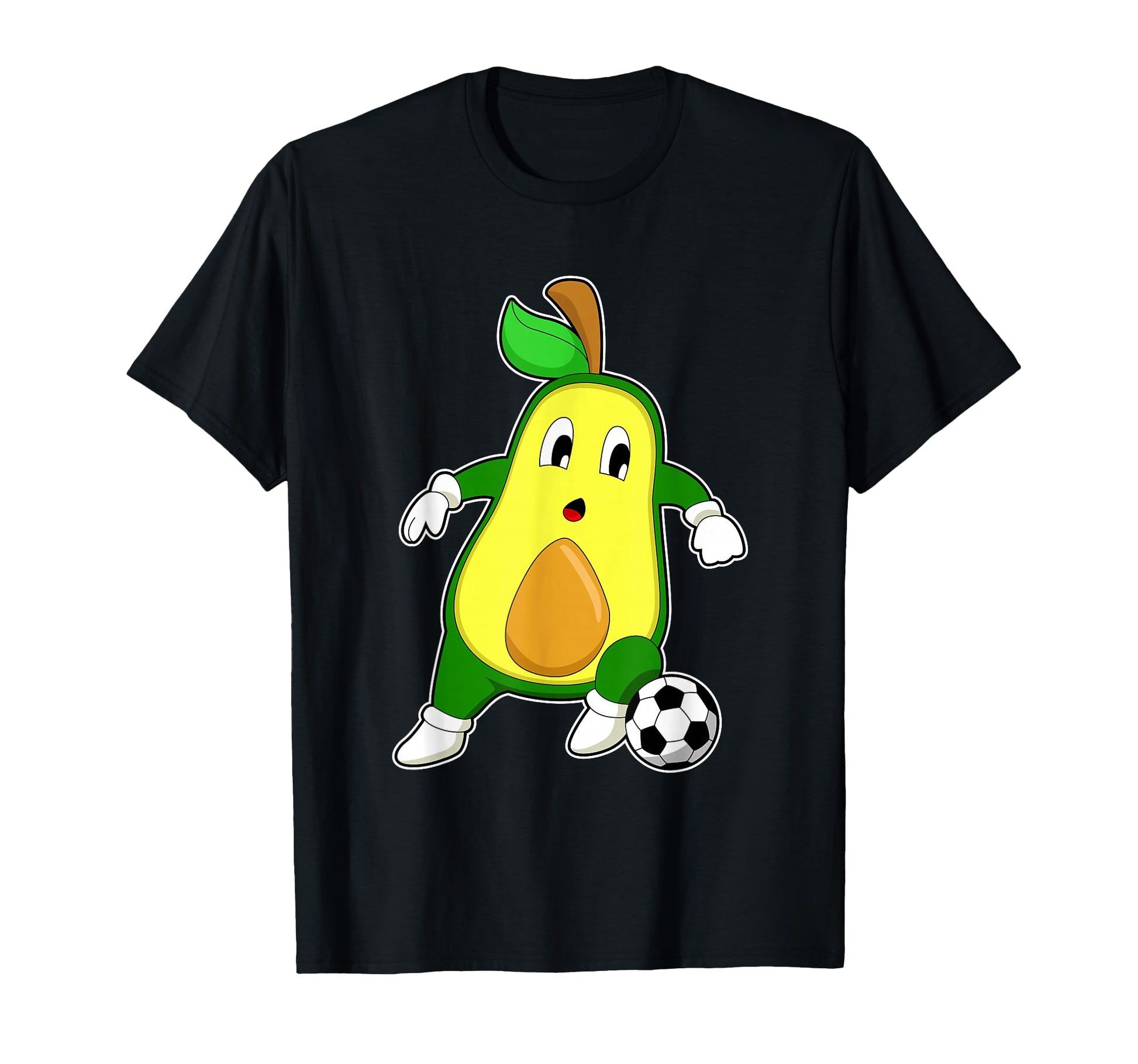 Avocado Soccer Player Soccer Sports T-Shirt - Unique Graphic Unisex - T-Shirt, Sweatshirt, Hoodie