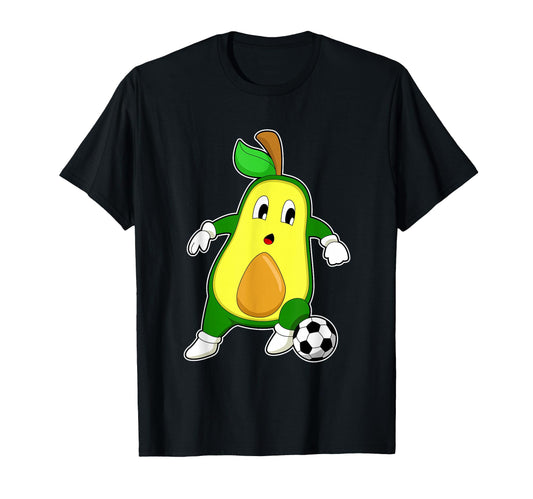 Avocado Soccer Player Soccer Sports T-Shirt - Unique Graphic Unisex - T-Shirt, Sweatshirt, Hoodie
