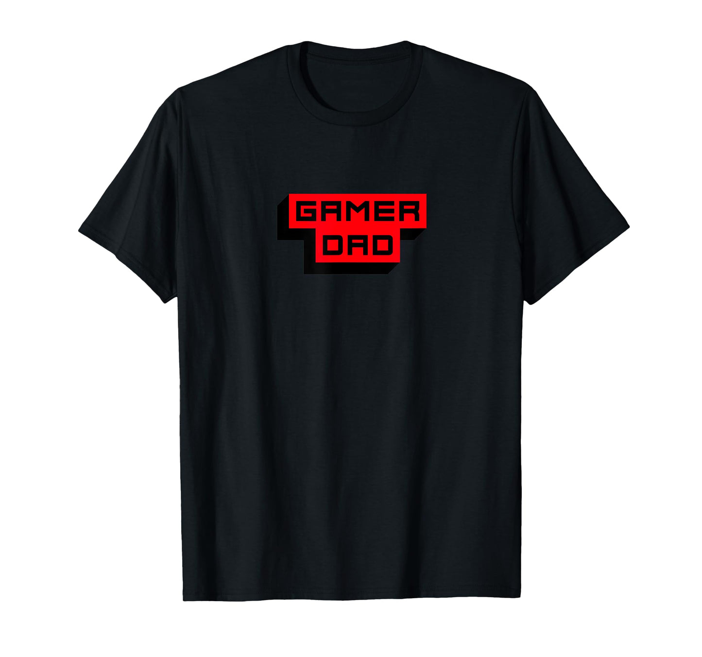 Gamer Dad 8 Bit Logo T-Shirt - Unique Graphic Men Women - T-Shirt, Sweatshirt, Hoodie
