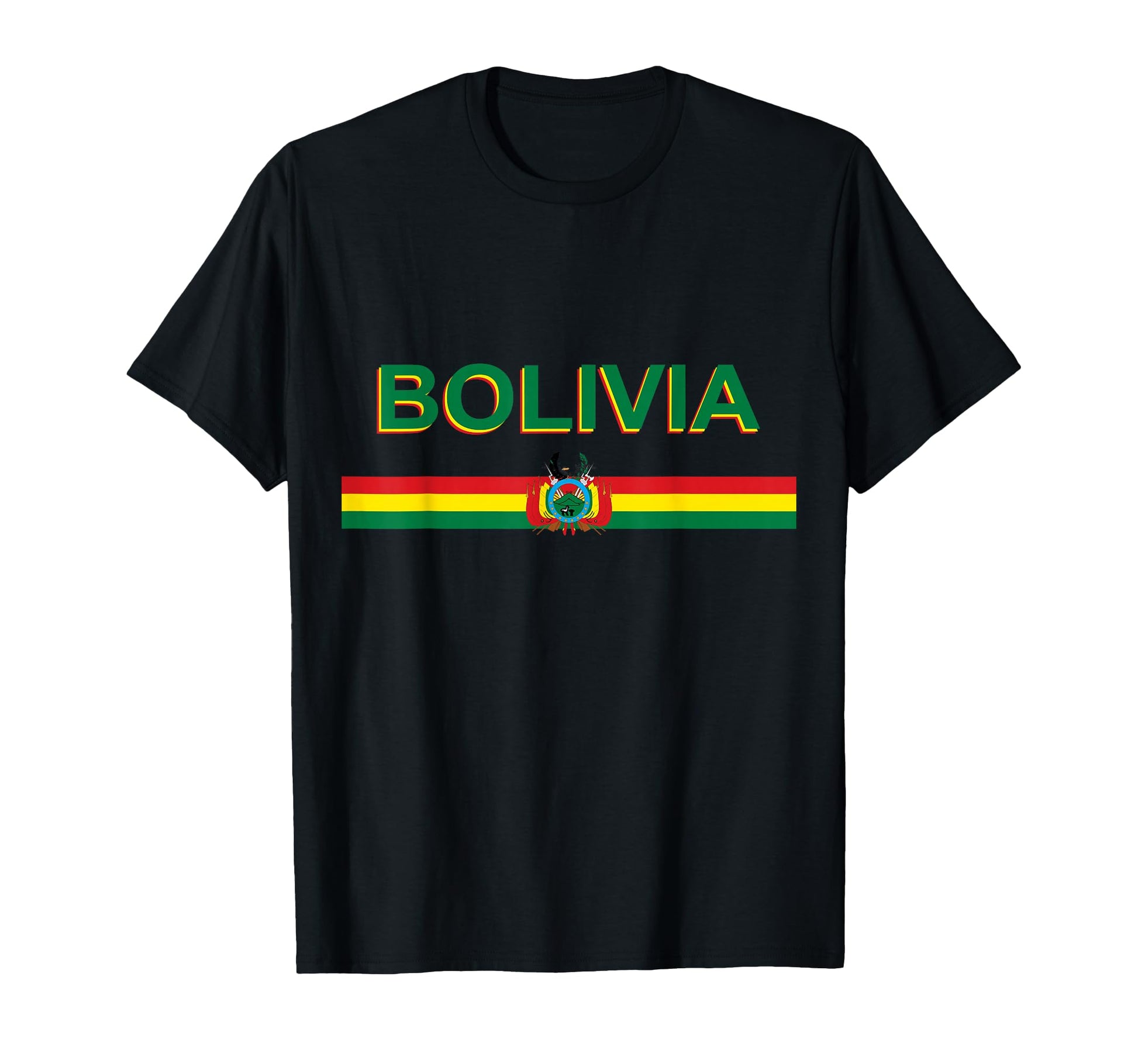 Distressed Bolivia Flag T-Shirt - Trendy Graphic Unisex - T-Shirt, Sweatshirt, Hoodie