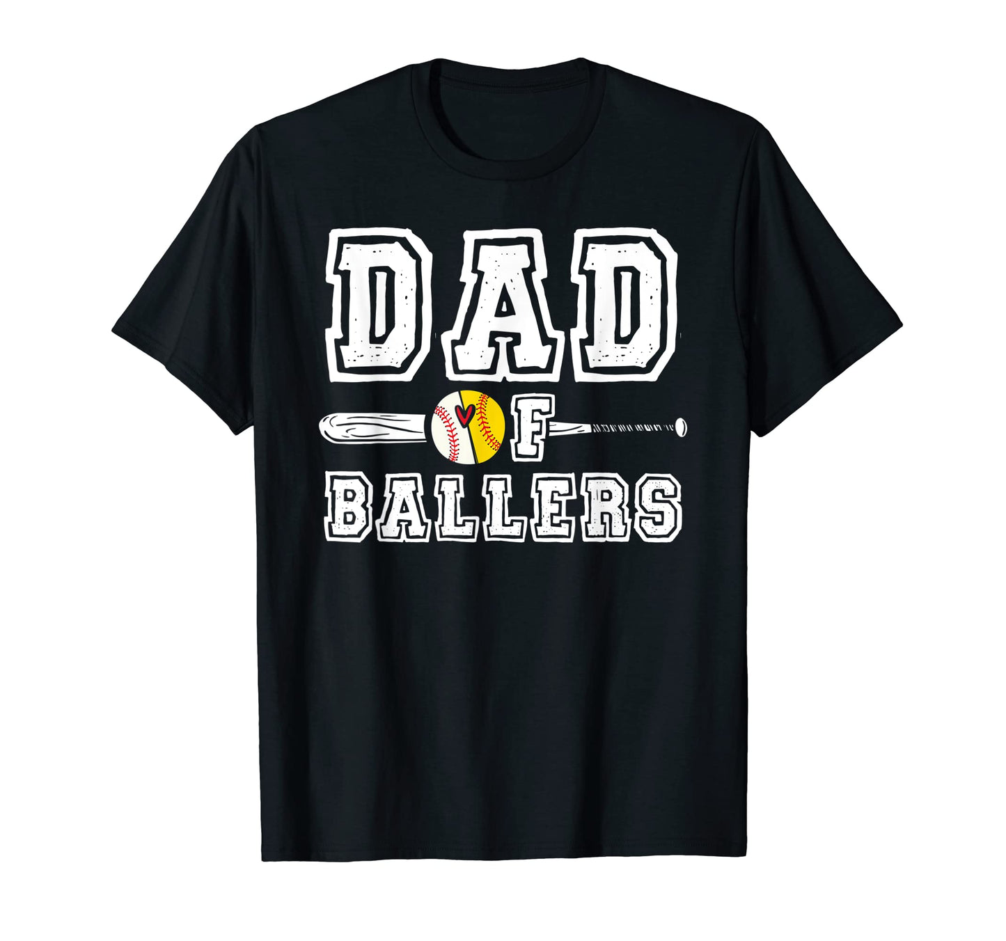Dad Ballers Funny Dad Baseball And T-Shirt - Unique Graphic Unisex - T-Shirt, Sweatshirt, Hoodie