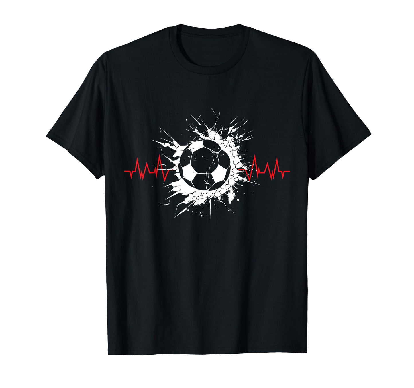 Soccer Ball Heartbeat Players And Soccer T-Shirt - Novelty Apparel Unisex - T-Shirt, Sweatshirt, Hoodie