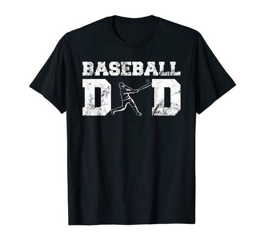 Baseball Dad Funny Fathers Day Daddy T-Shirt - Trendy Graphic Unisex - T-Shirt, Sweatshirt, Hoodie