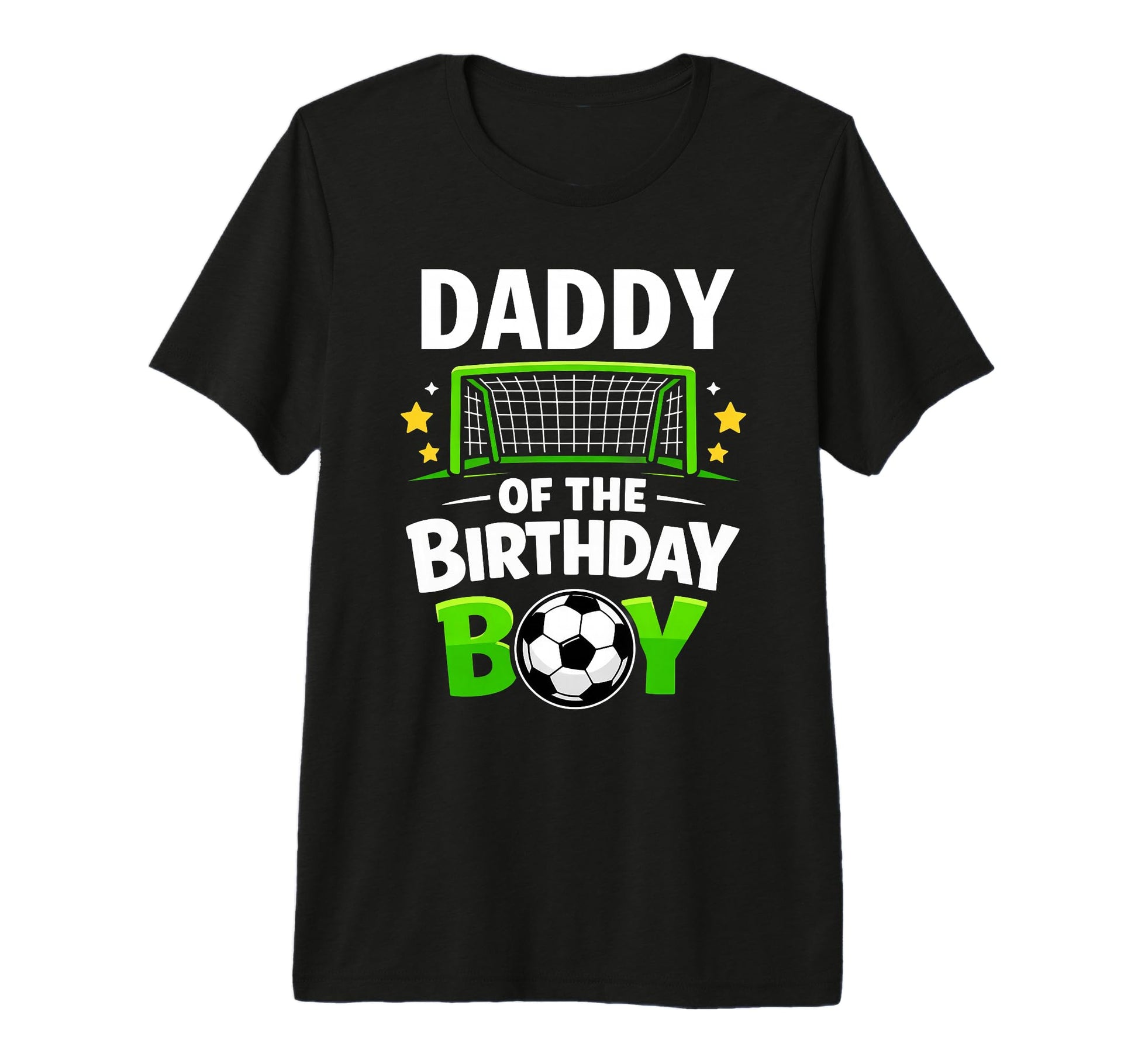 Daddy Birthday Soccer Ball Family T-Shirt - Aesthetic Graphic Men Women - T-Shirt, Sweatshirt, Hoodie