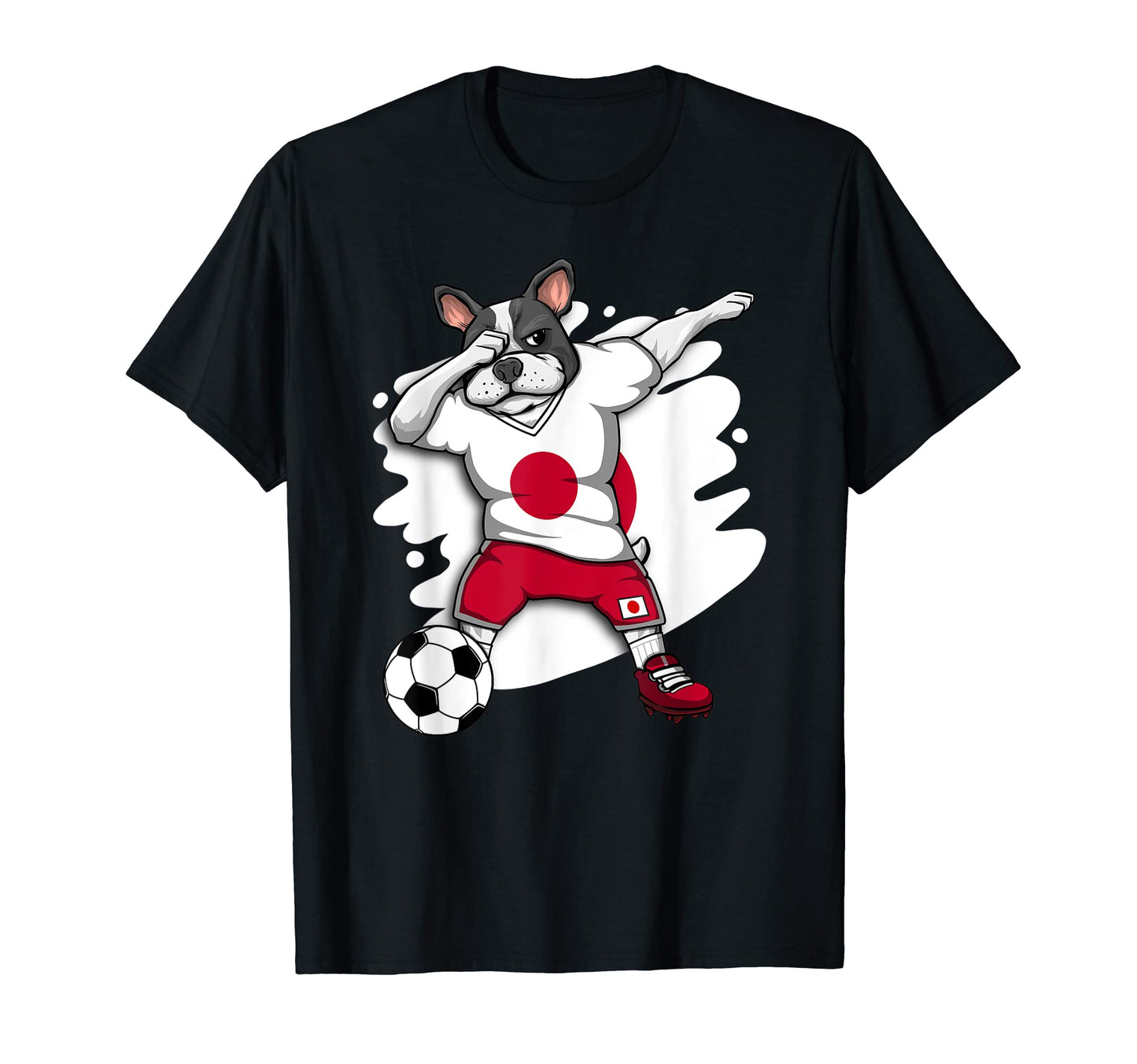 Dabbing French Bulldog Japan T-Shirt - Casual Everyday Wear for Adults - T-Shirt, Sweatshirt, Hoodie