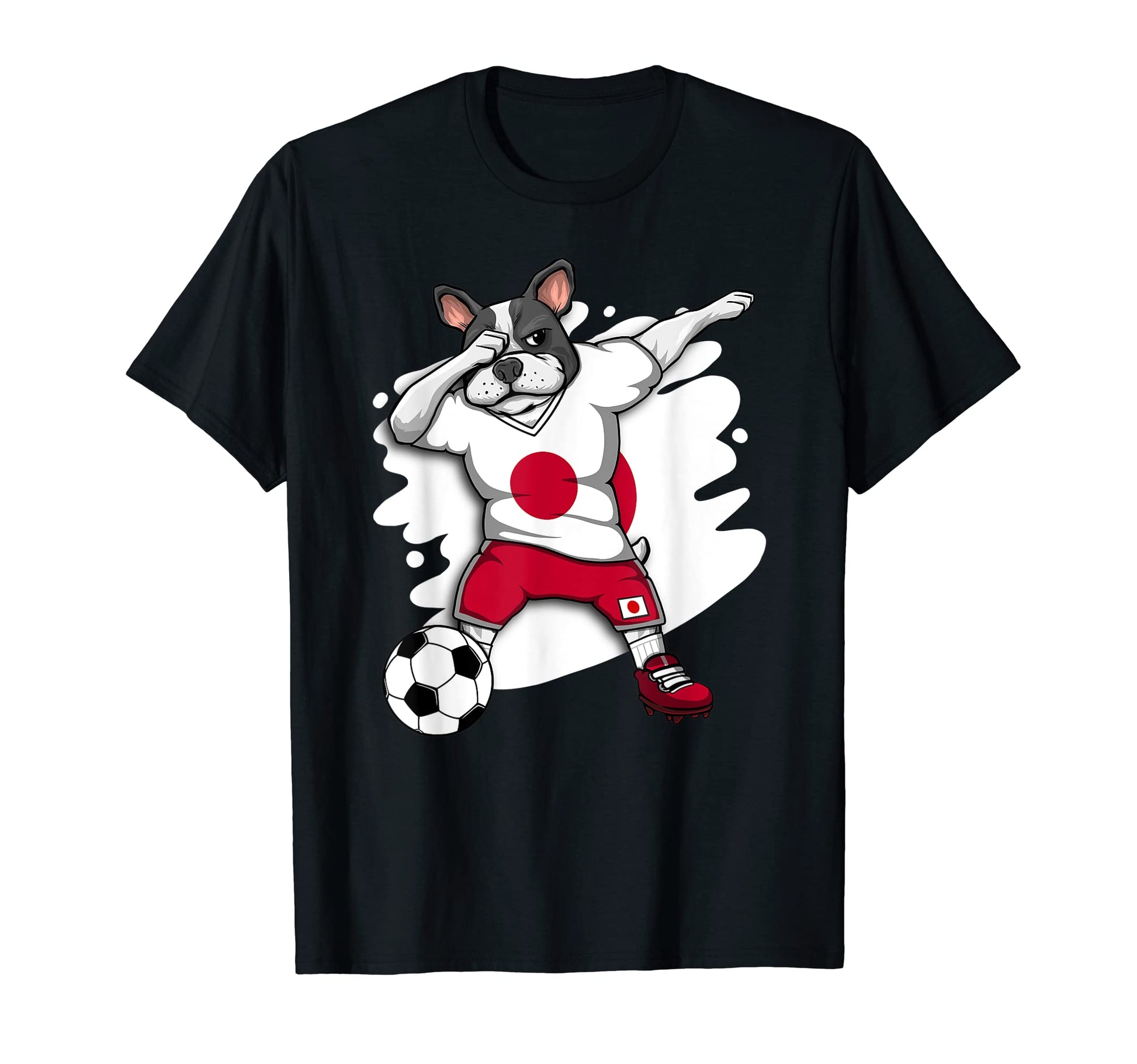 Dabbing French Bulldog Japan T-Shirt - Casual Everyday Wear for Adults - T-Shirt, Sweatshirt, Hoodie