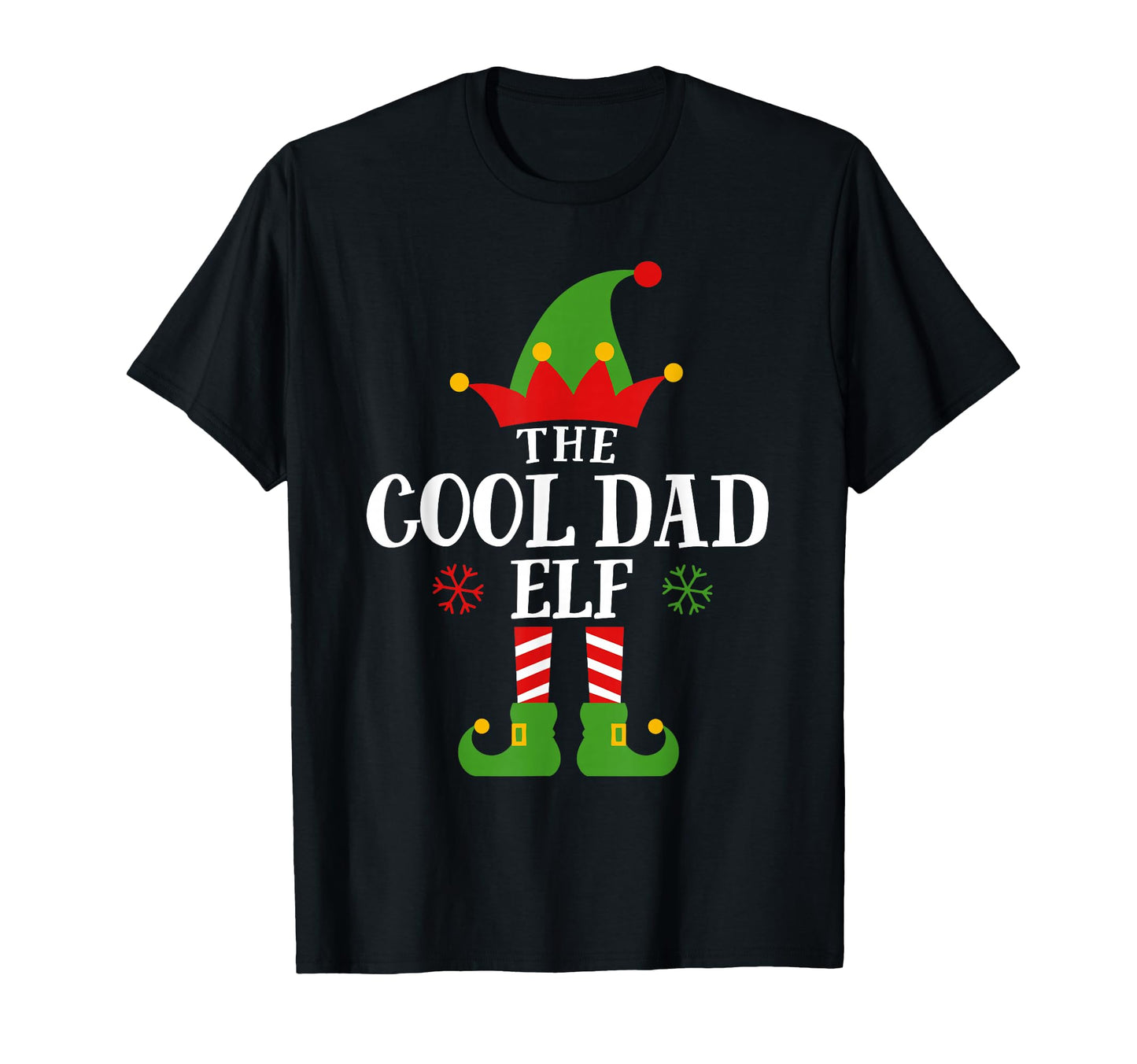 Dad Elf Funny Matching Family Pajama T-Shirt - Trendy Graphic Men Women - T-Shirt, Sweatshirt, Hoodie