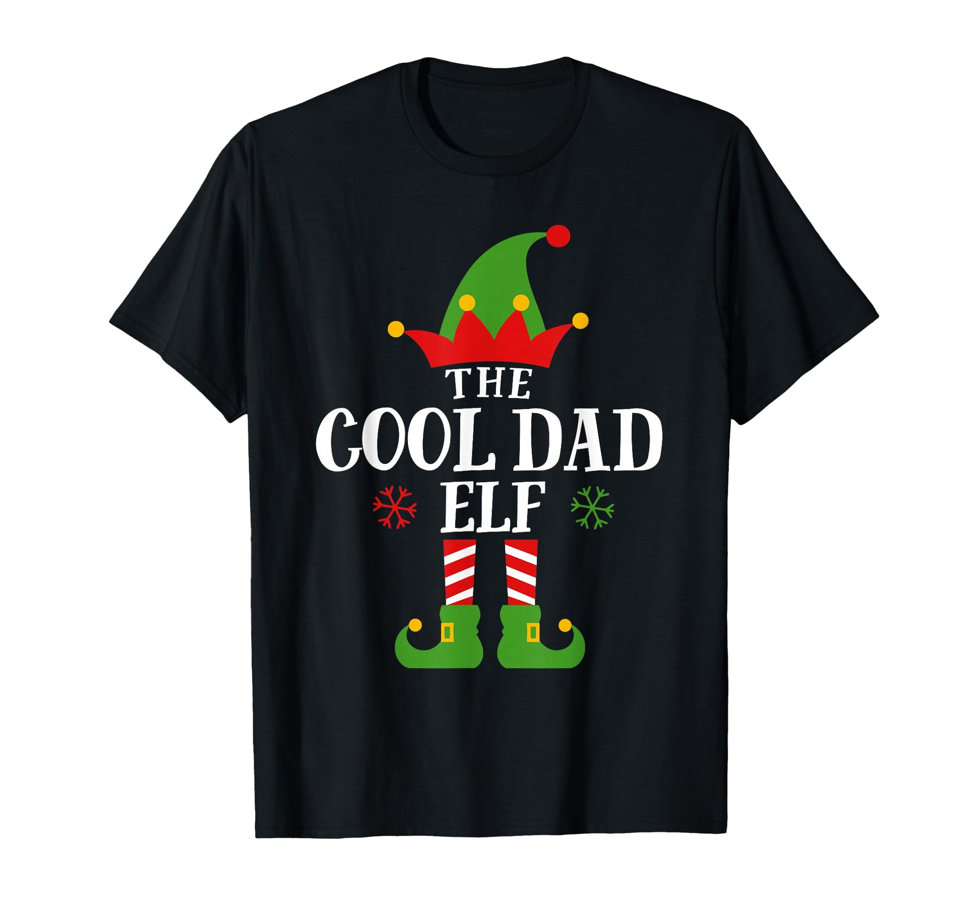 Dad Elf Funny Matching Family Pajama T-Shirt - Trendy Graphic Men Women - T-Shirt, Sweatshirt, Hoodie