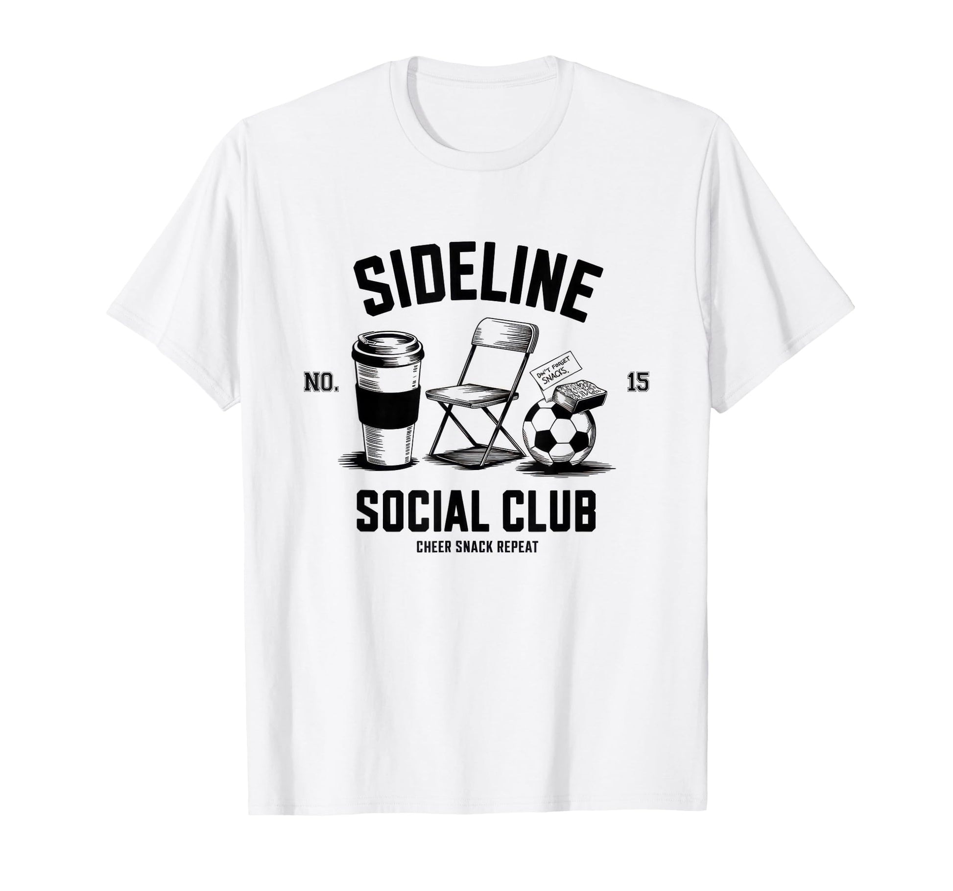 Sideline Social Club Soccer Mom Game Day T-Shirt - Novelty Apparel Unisex - T-Shirt, Sweatshirt, Hoodie
