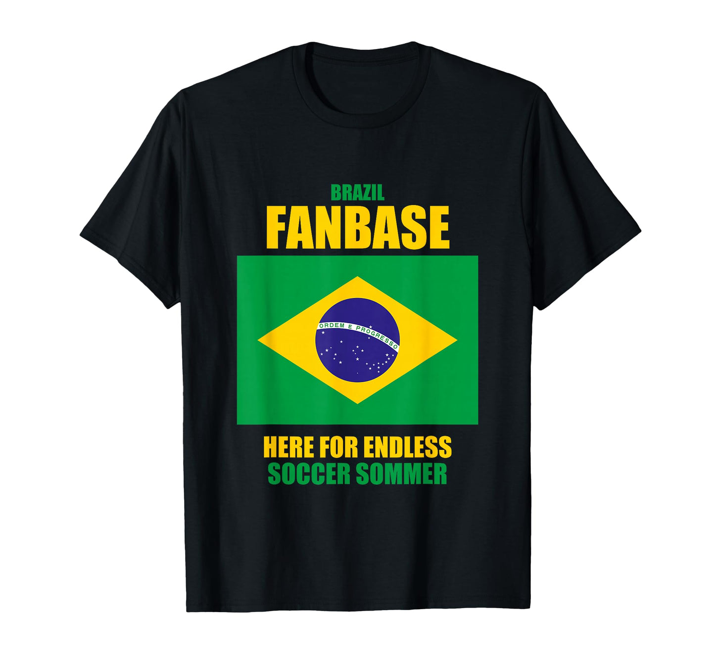 Soccer Fan 2026 Brazil Football Fanbase T-Shirt - Graphic Print Men Women - T-Shirt, Sweatshirt, Hoodie
