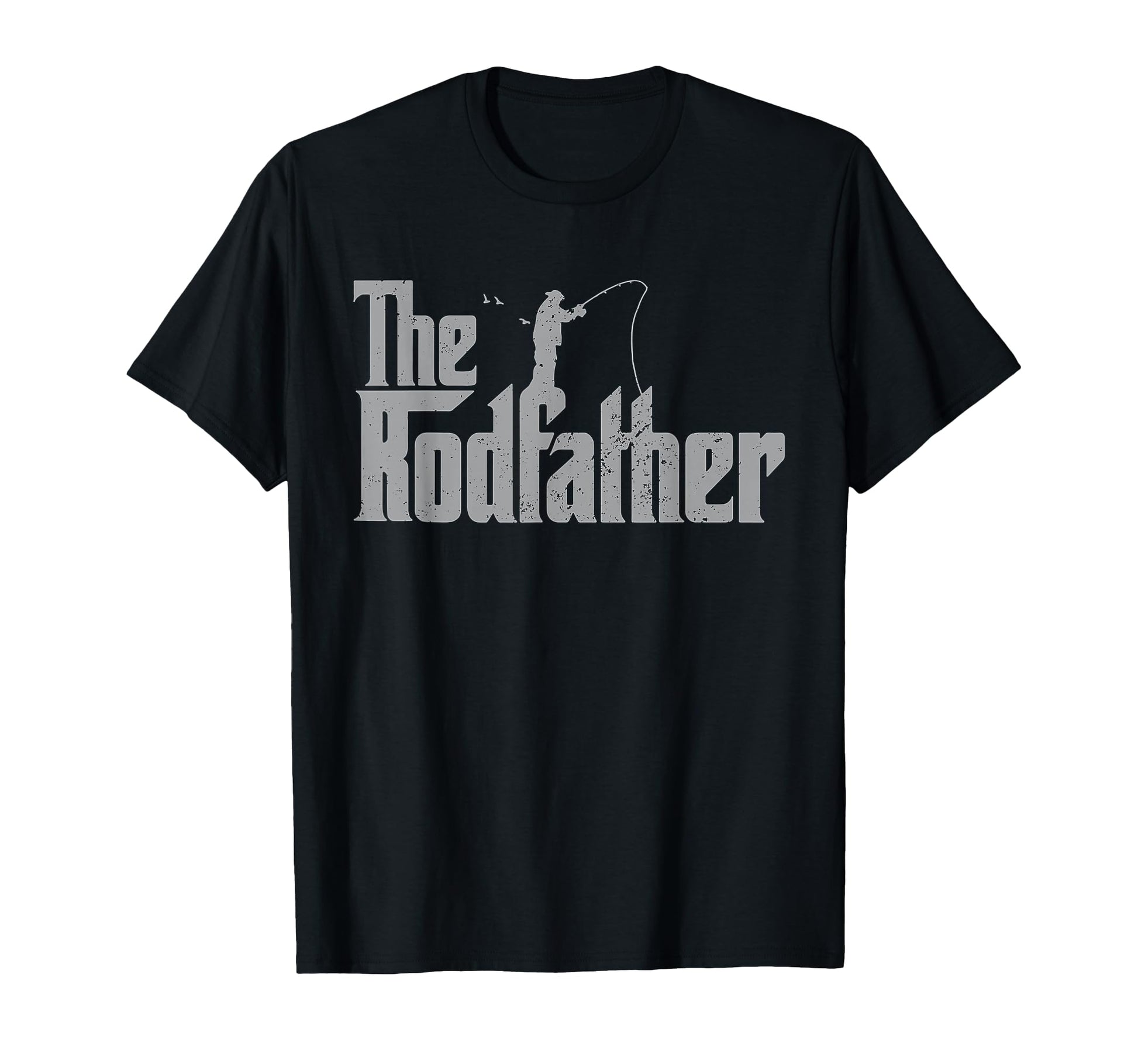 Rodfather Funny Fishing Lover Rod T-Shirt - Custom Art Print Men Women - T-Shirt, Sweatshirt, Hoodie