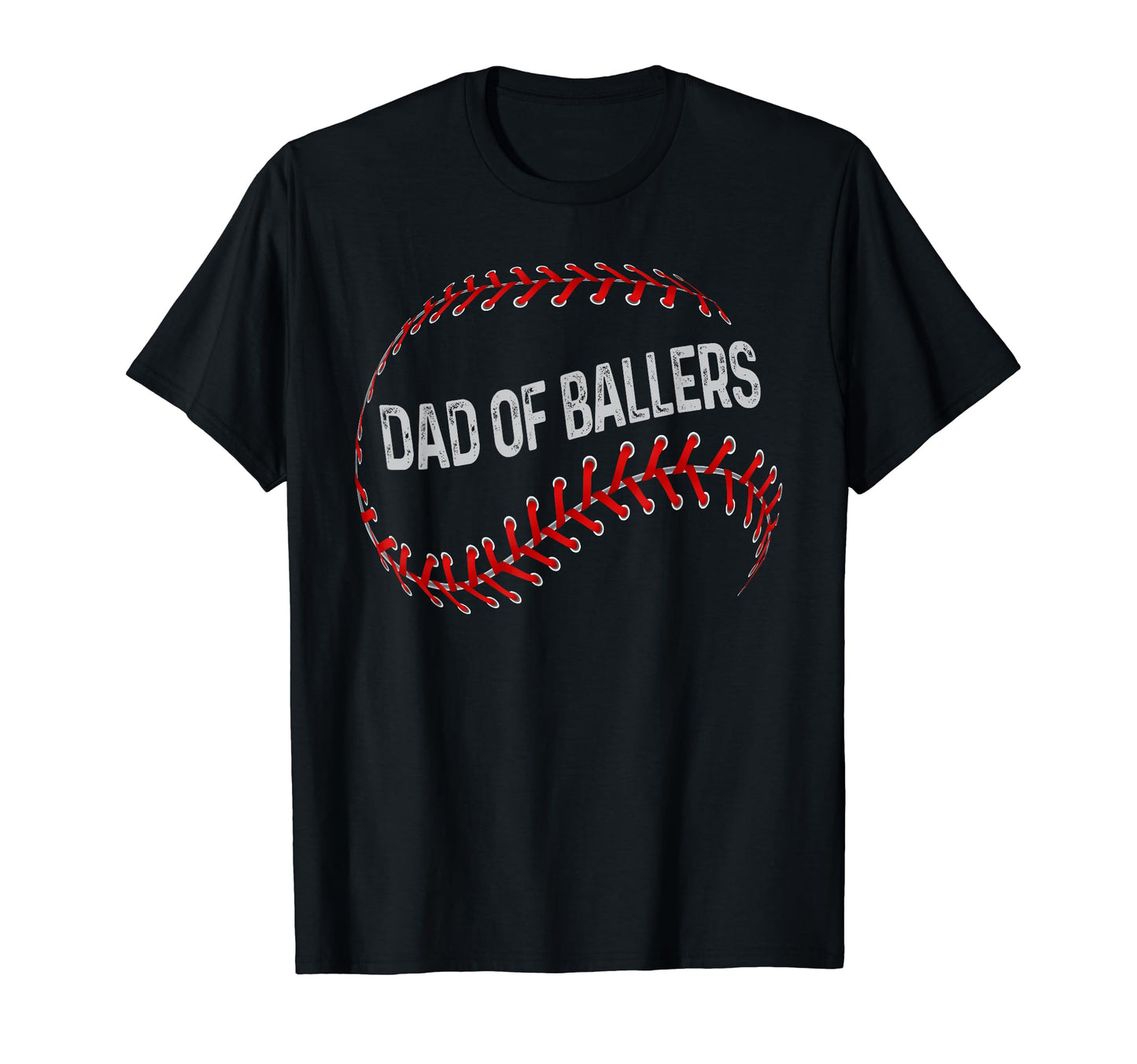 Dad Ballers Dad Baseball And Softball T-Shirt - Aesthetic Graphic Unisex - T-Shirt, Sweatshirt, Hoodie