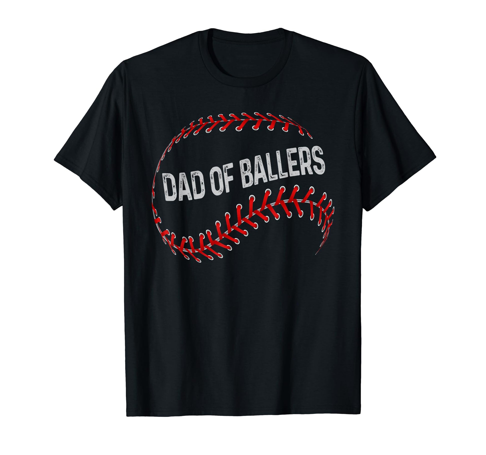 Dad Ballers Dad Baseball And Softball T-Shirt - Aesthetic Graphic Unisex - T-Shirt, Sweatshirt, Hoodie