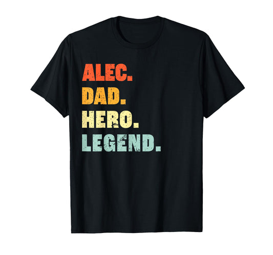 Alec Dad Hero Legend Personalized T-Shirt - Trendy Graphic for Adults - T-Shirt, Sweatshirt, Hoodie