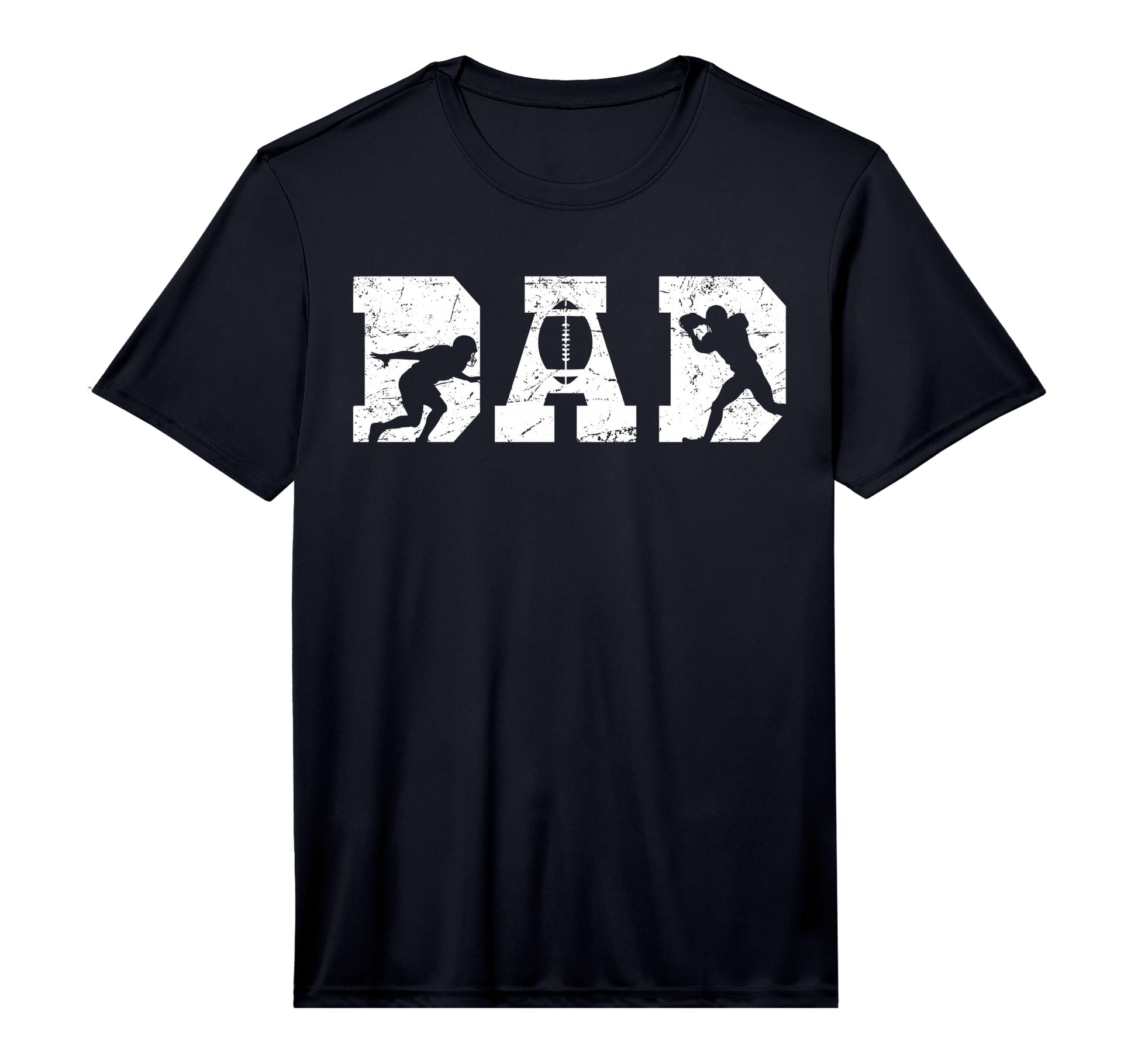 Mens Dad Proud Football Dad Football T-Shirt - Novelty Apparel for Adults - T-Shirt, Sweatshirt, Hoodie
