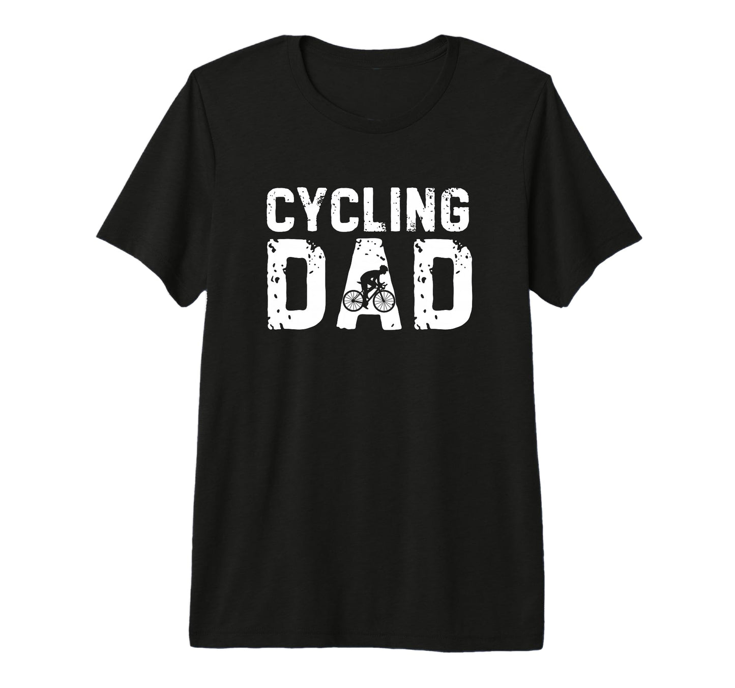 Cycling Dad Sport Family Fathers Day Tri T-Shirt - Custom Art Print Unisex - T-Shirt, Sweatshirt, Hoodie