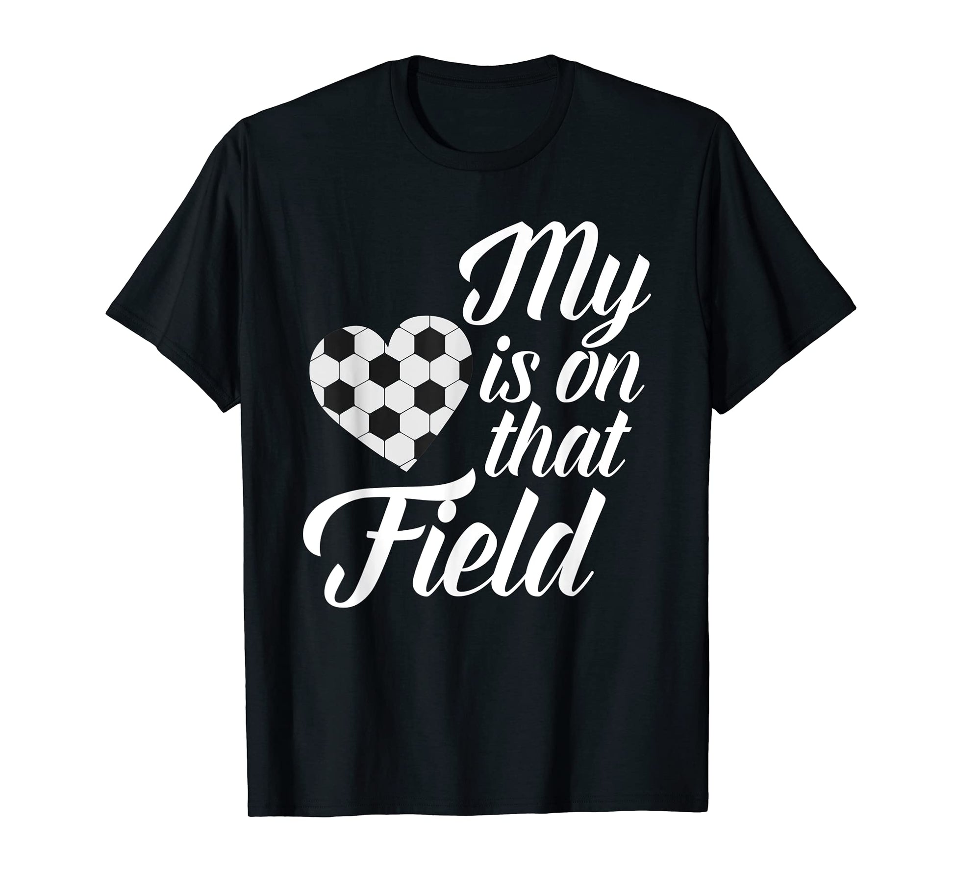 Proud Soccer Parents My Heart Is T-Shirt - Aesthetic Graphic for Adults - T-Shirt, Sweatshirt, Hoodie