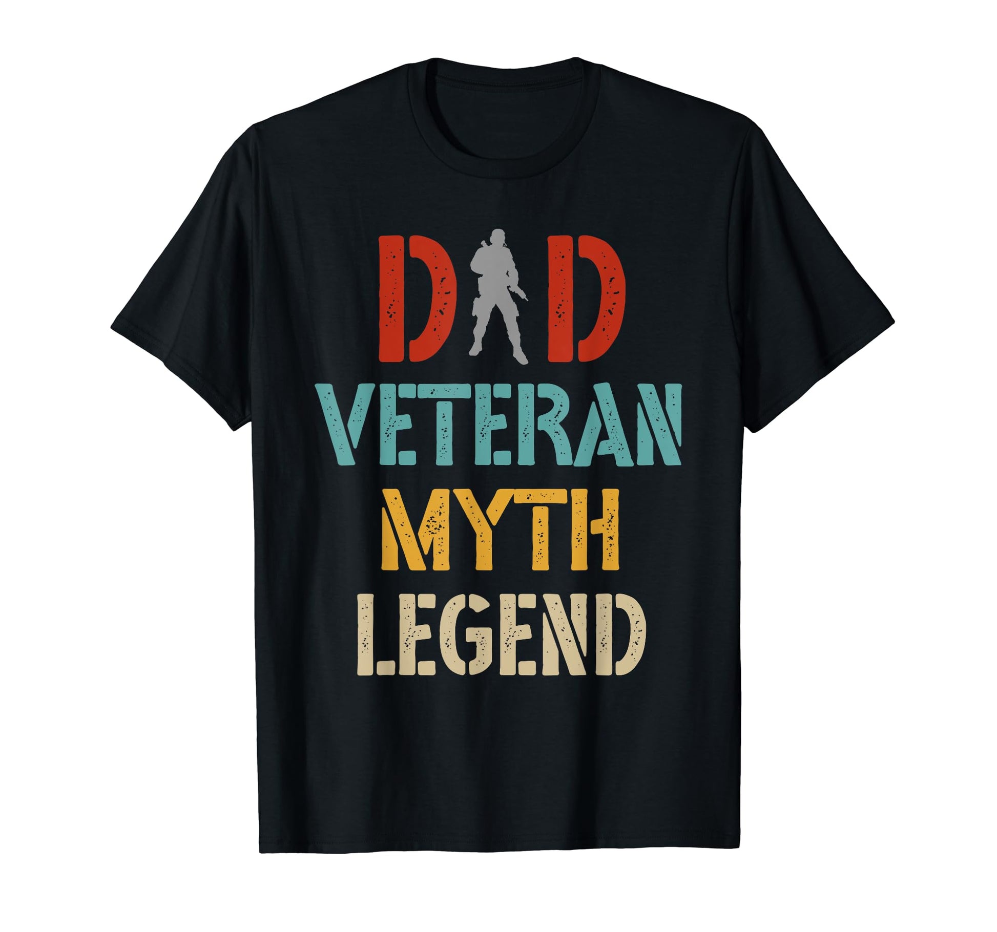 Dad Veteran Myth Legend Dad T-Shirt - Casual Everyday Wear for Adults - T-Shirt, Sweatshirt, Hoodie